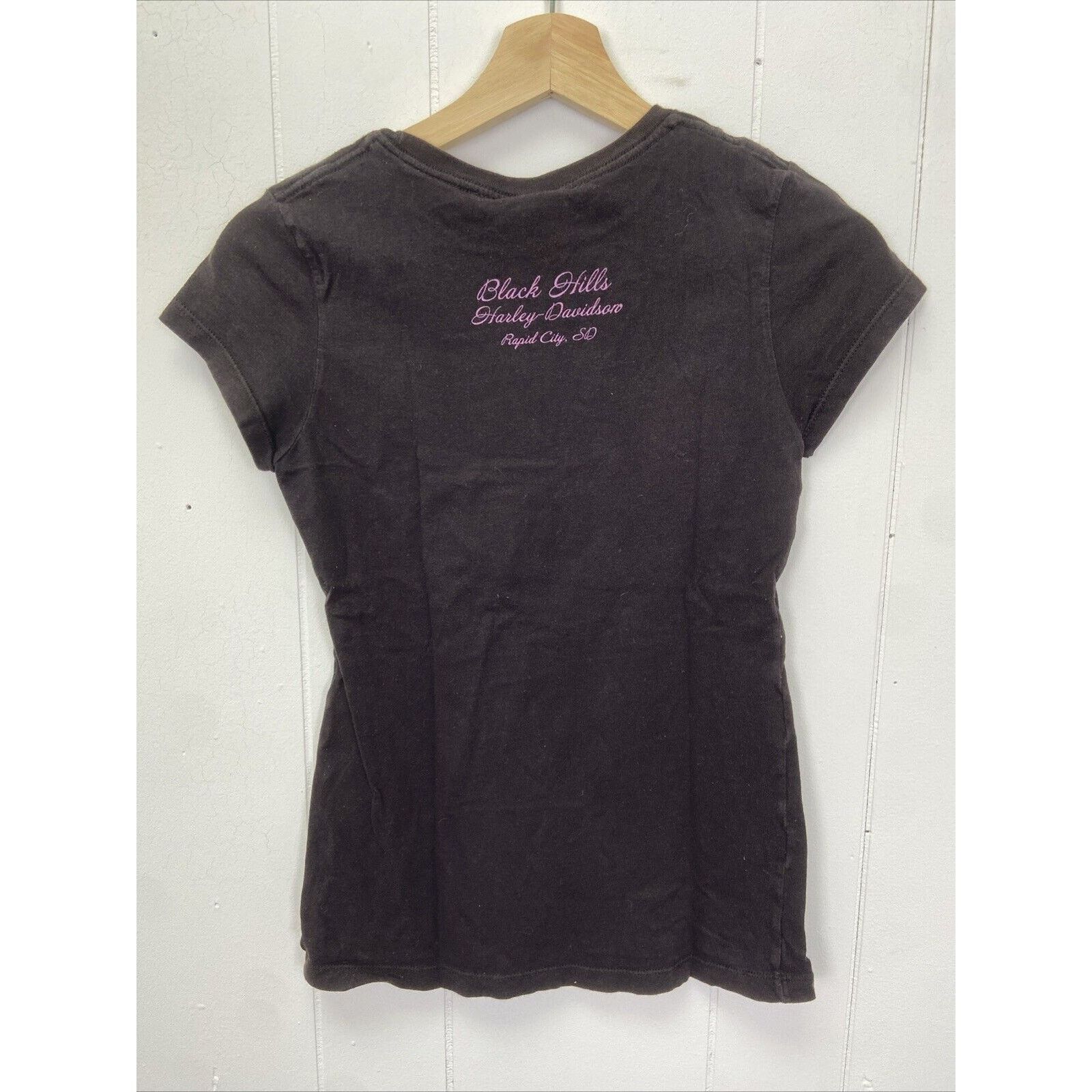 Harley Davidson Harley Davidson Women’s 2011 Y2K Pink Baby Tee Size Medium Size M / US 6-8 / IT 42-44 - 4 Thumbnail
