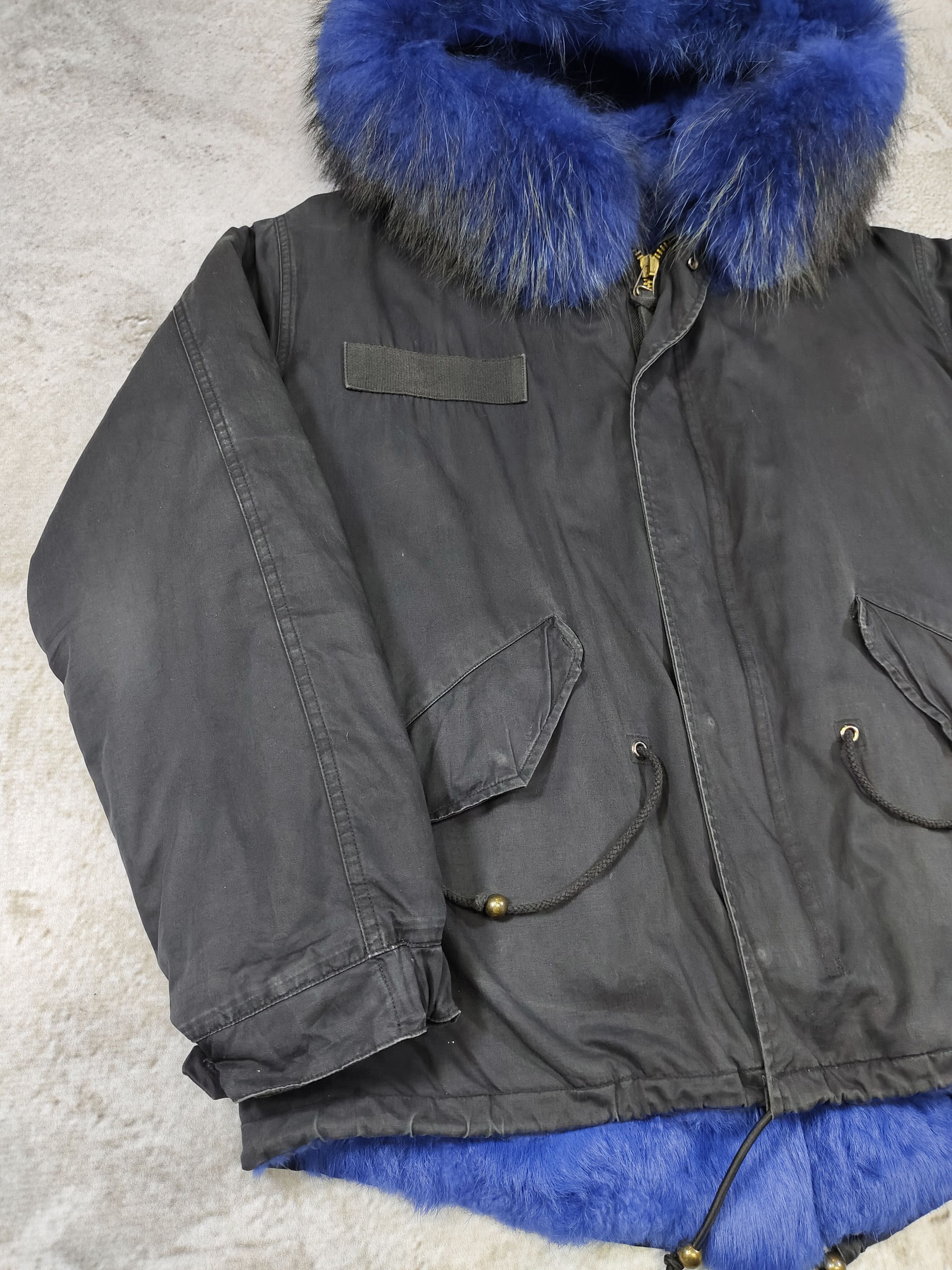 MR & MRS ITALY Mr & Mrs Italy- Luxury Military Raccoon Fur Parka Jacket Size US XL / EU 56 / 4 - 4 Thumbnail
