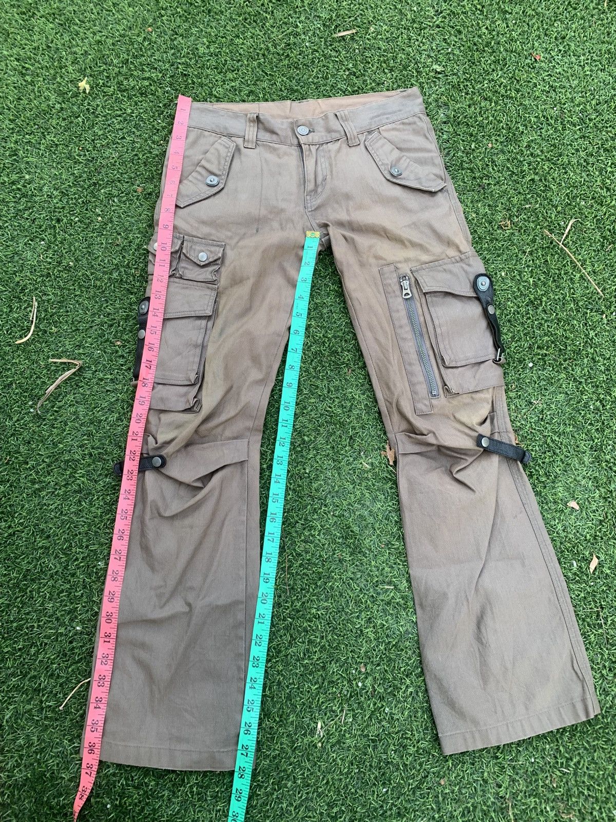 Tornado Mart Tornado Mart Waxed Cargo Pants Size US 30 / EU 46 - 8 Thumbnail