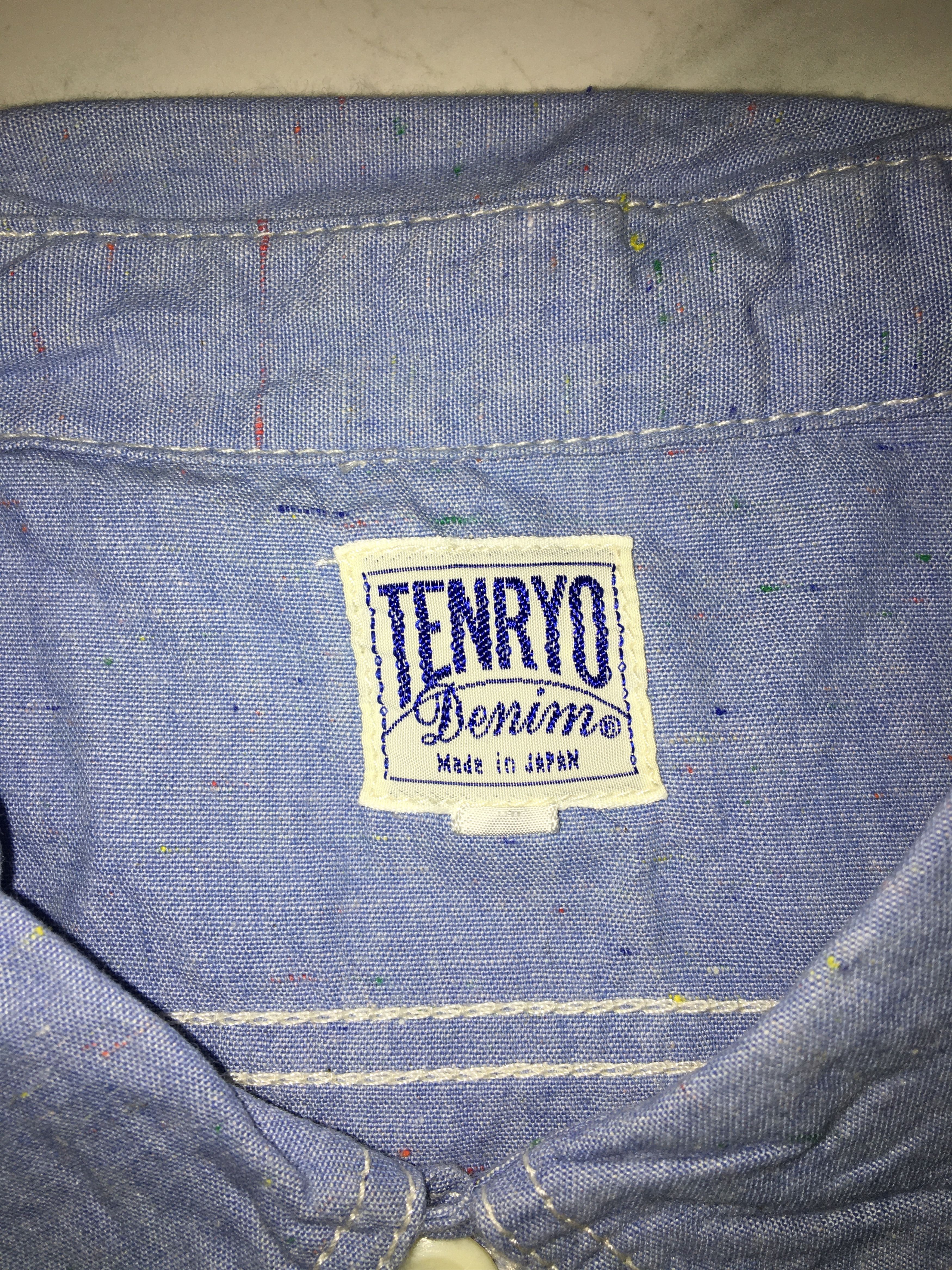 Designer × Japanese Brand TENRYO denim shirts (Button Ups) Size US L / EU 52-54 / 3 - 3 Thumbnail