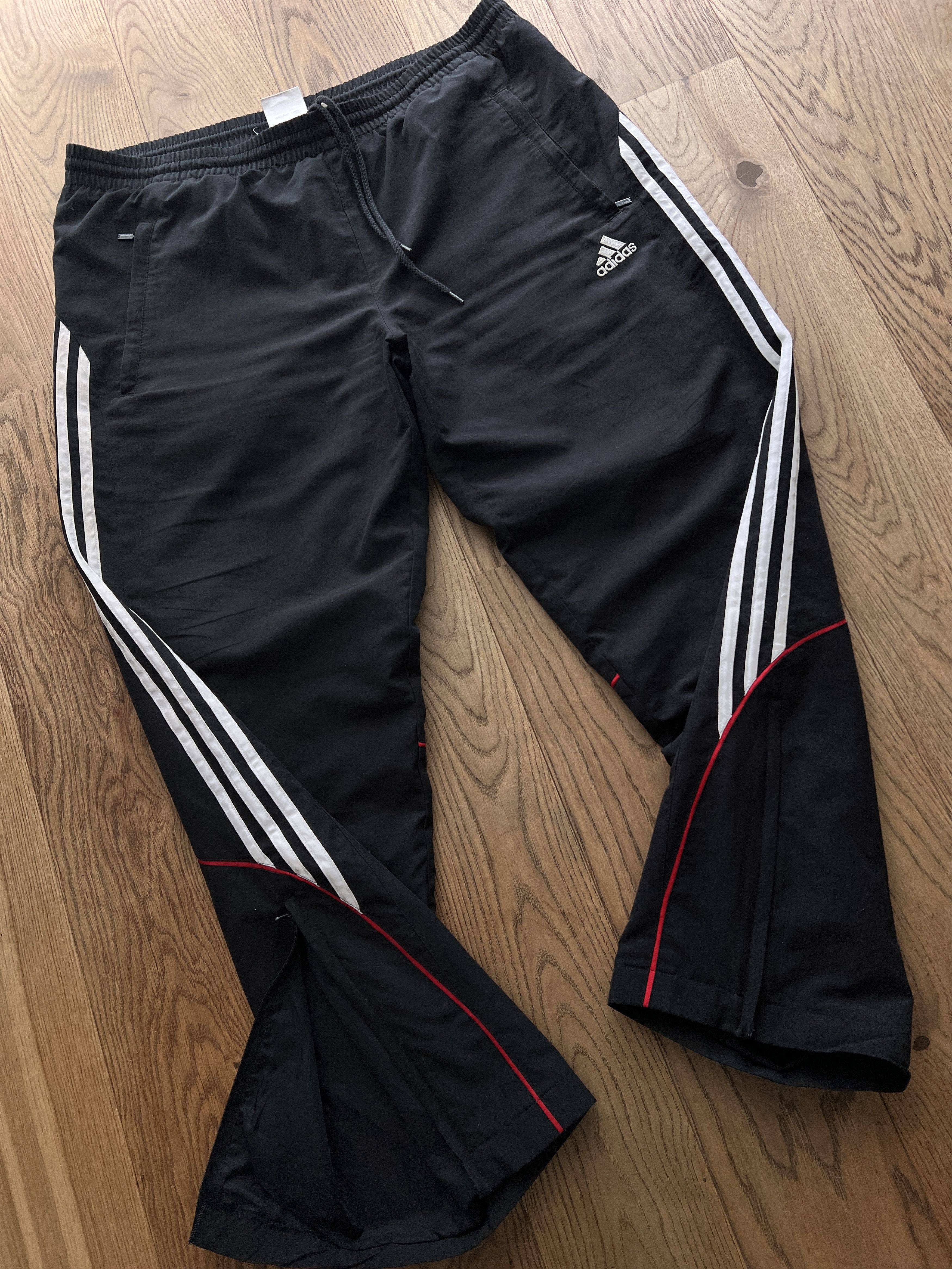 Adidas Crazy! Adidas vintage 2000s baggy track pants sweatpants y2k Size US 36 / EU 52 - 6 Thumbnail