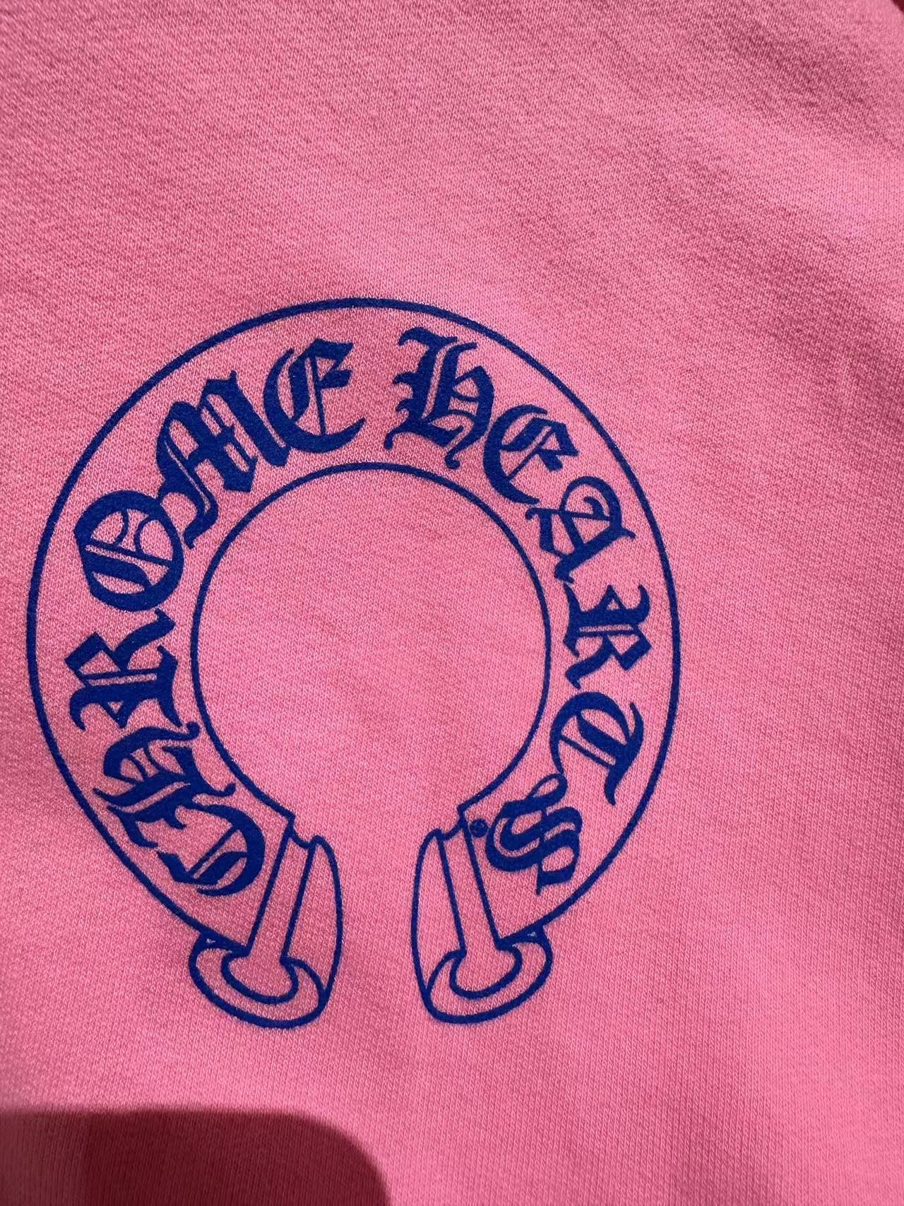Chrome Hearts Chrome Hearts Horseshoe Logo Pink Pullover Hoodie Size US XL / EU 56 / 4 - 6 Thumbnail