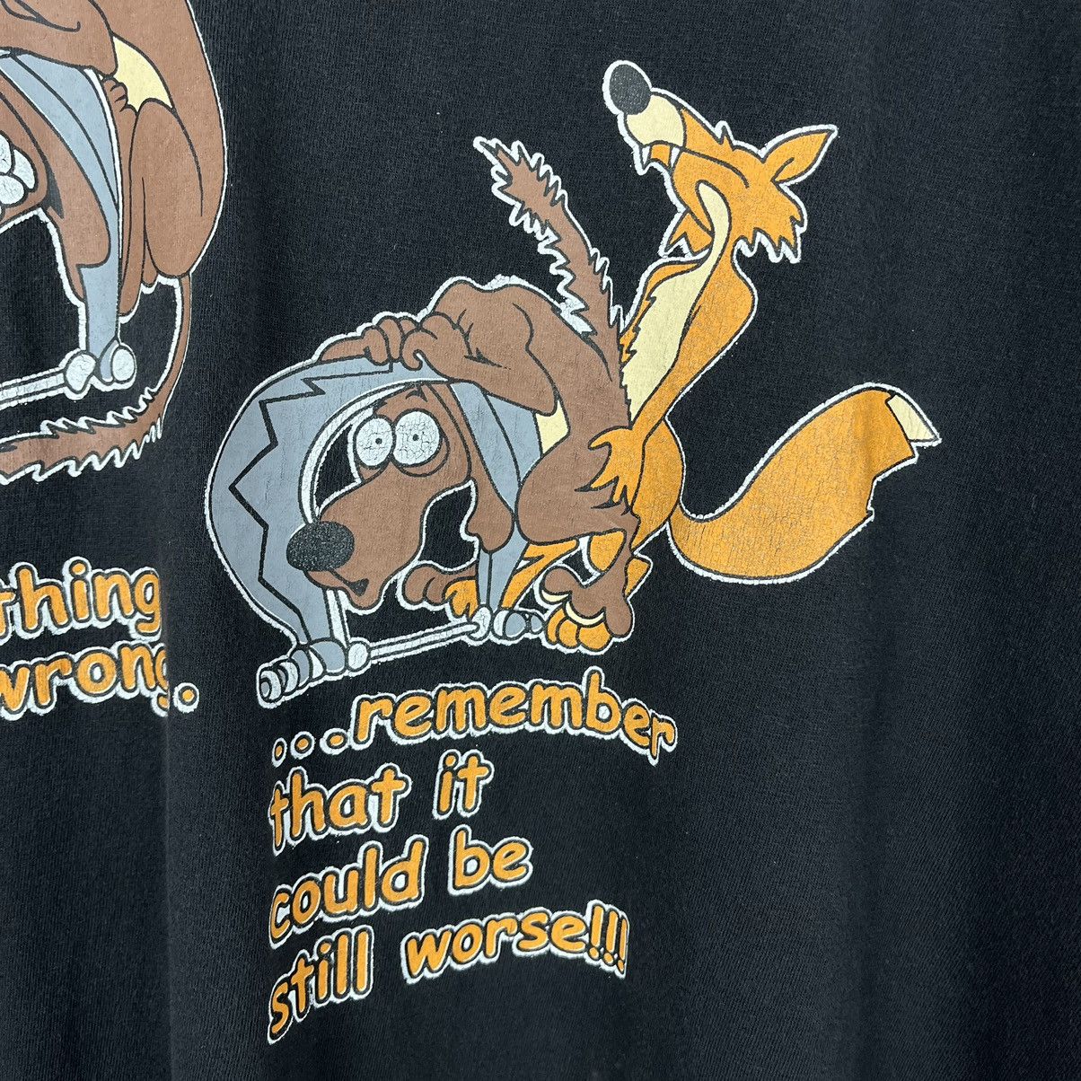 Vintage Vintage Dog in Trap adult humor y2k sex graphic tee 90’s Size US M / EU 48-50 / 2 - 8 Thumbnail