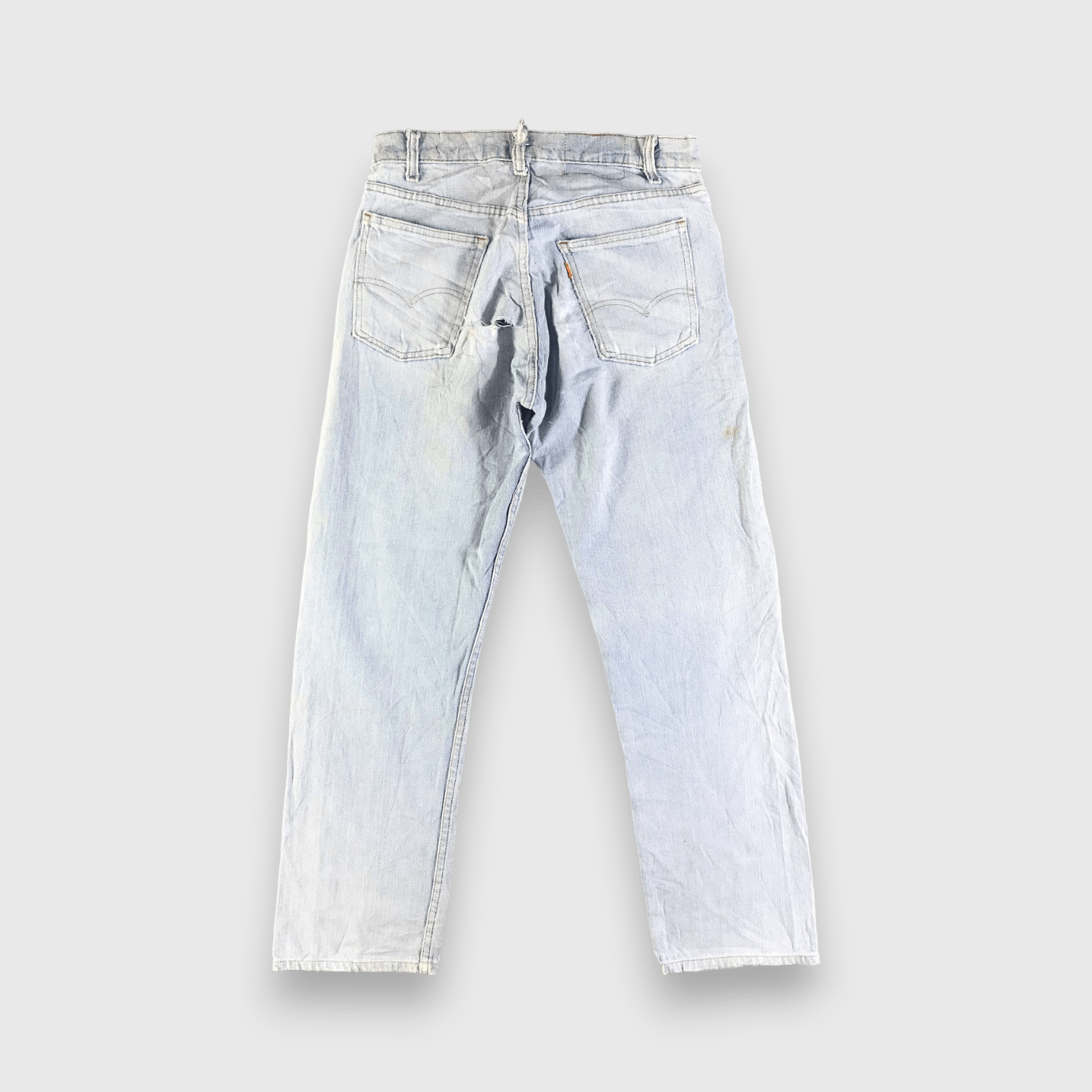 Levi's 80s Vintage Light Wash Levis Jeans-J3876 Size US 31 - 2 Thumbnail