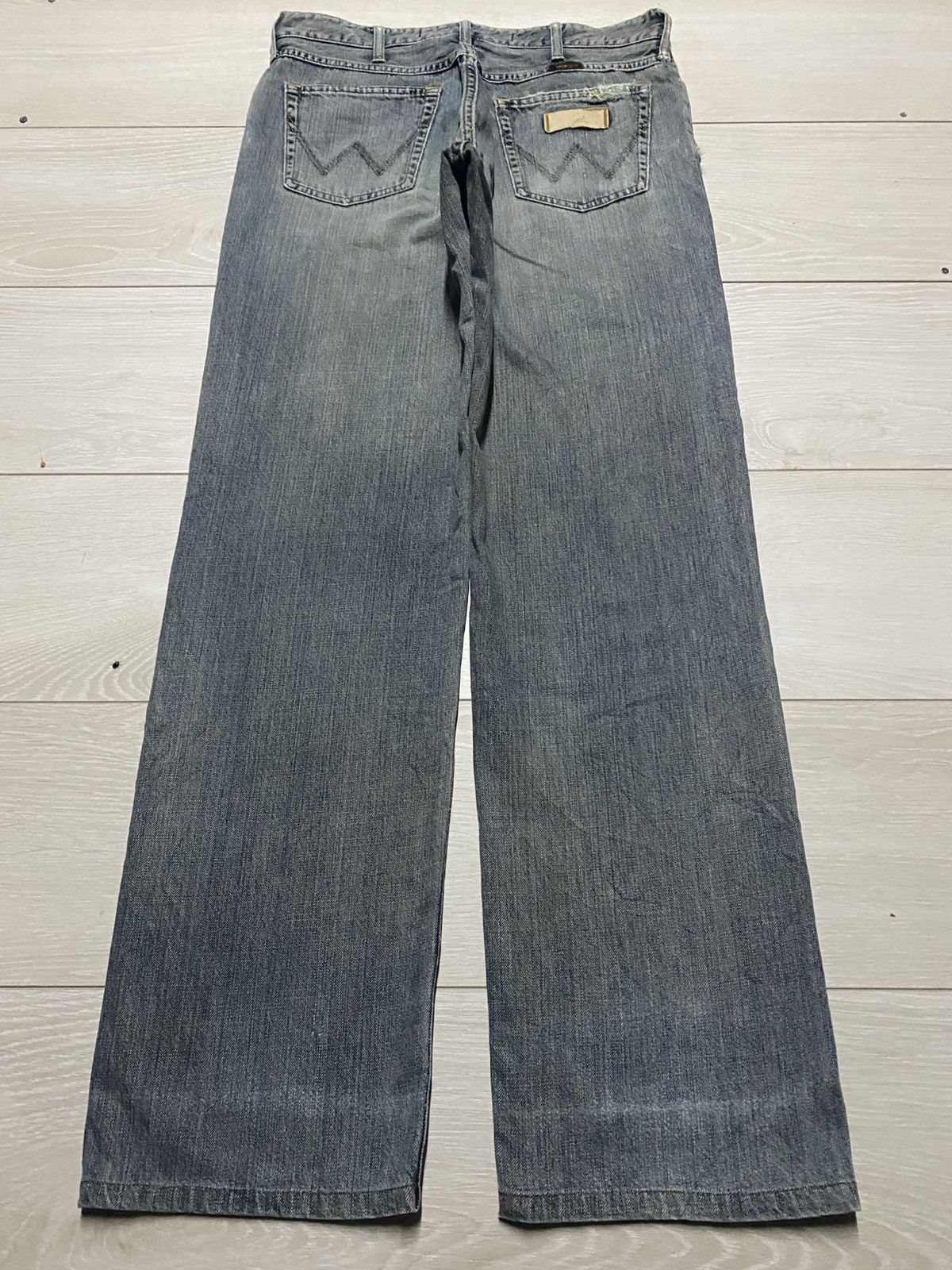 Wrangler Wrangler authentic Western Geams Faded Distressed Loose Jean Size US 30 / EU 46 - 2 Thumbnail