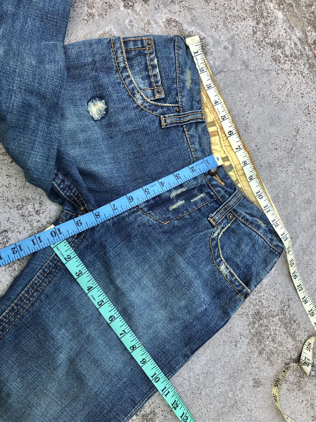 Japanese Brand FLARED VI'CAA WASHED BLUE DENIM Size 27" / US 4 / IT 40 - 5 Thumbnail