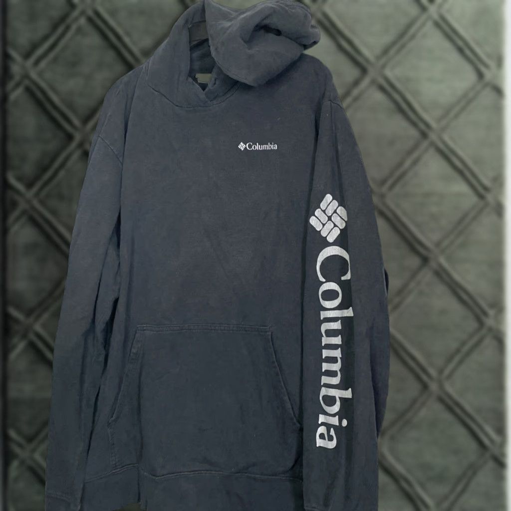 Vintage Columbia Hoodie Mens 2XL Tall Black Pullover Boxy Hiking Nature Grunge 90s Boxy Big & Tall Mens XXL Black Hiking Nature Columbia Hoodie Size US XXL / EU 58 / 5 - 1 Thumbnail