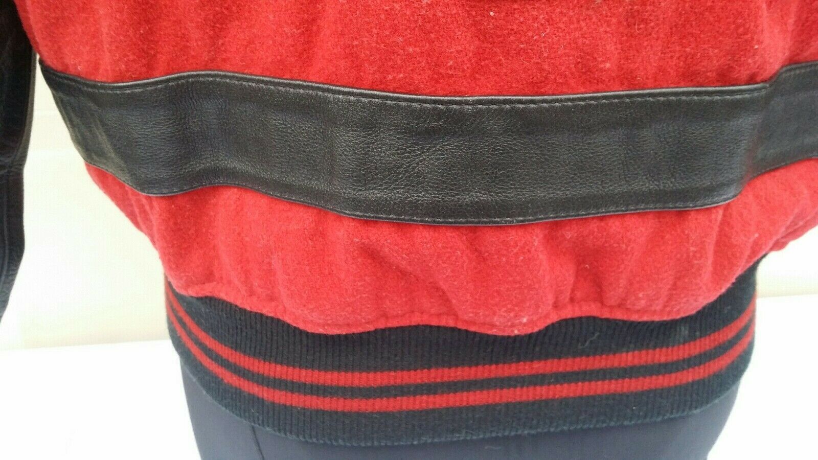 Avirex AVIREX leather jacket wool vintage 90s hip hop 1990s size S Size US S / EU 44-46 / 1 - 6 Thumbnail