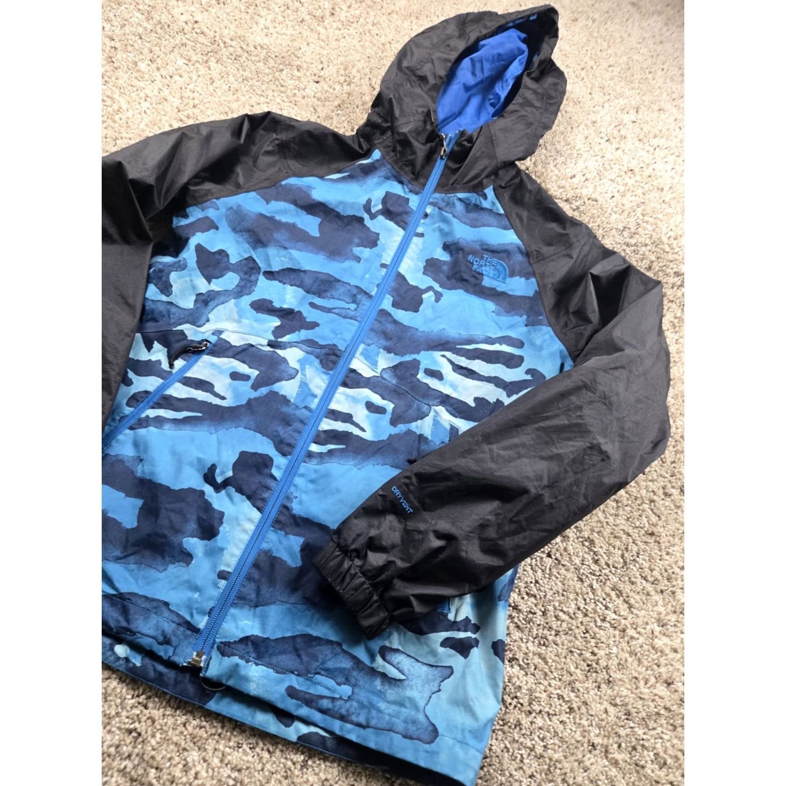 The North Face The North Face DryVent Jacket Mens Small Black Hooded Shell Full Zip Pockets Size US L / EU 52-54 / 3 - 2 Thumbnail