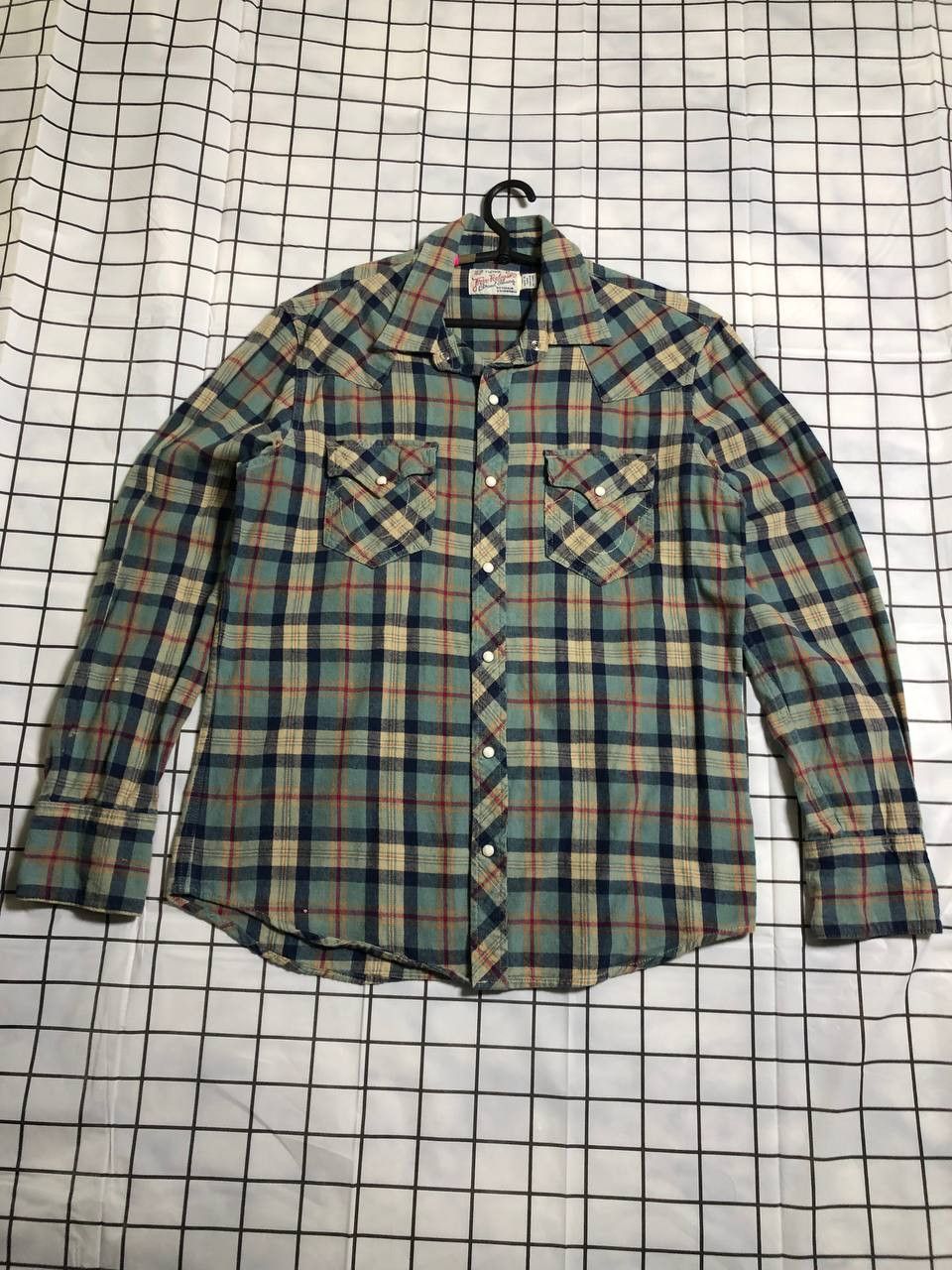 True Religion True Religion Check Cotton Flannel Western Cut Sport Shirt Size US L / EU 52-54 / 3 - 1 Thumbnail