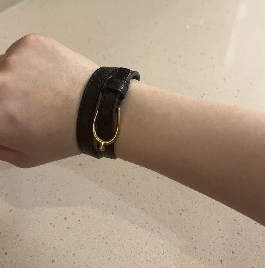 Saint Laurent Paris Saint Laurent Lucky Bone Double Wrap Bracelet Size ONE SIZE - 6 Thumbnail