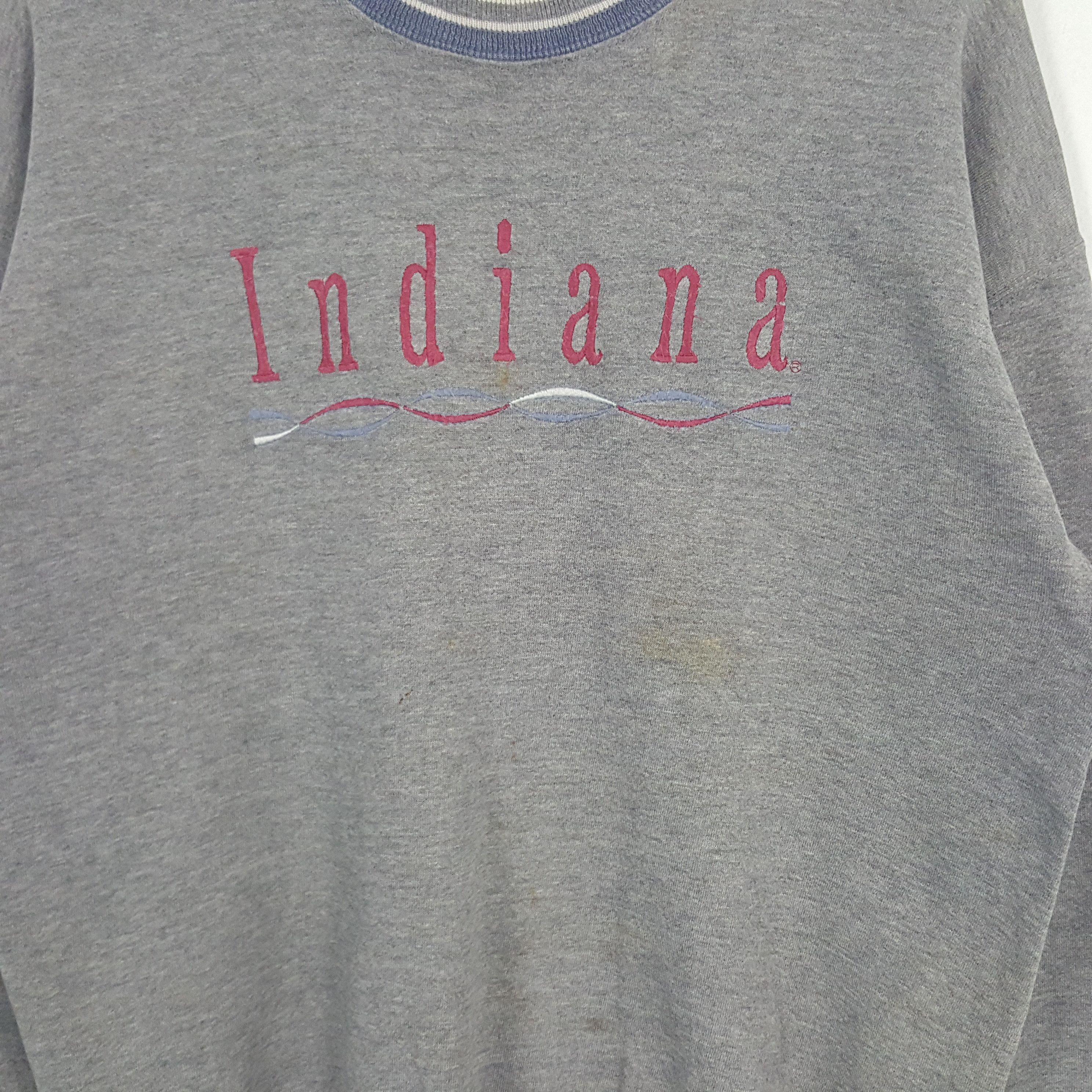 Velva Sheen × Vintage Vintage Indiana American State Promo 90's Sweatshirt Size US L / EU 52-54 / 3 - 2 Thumbnail