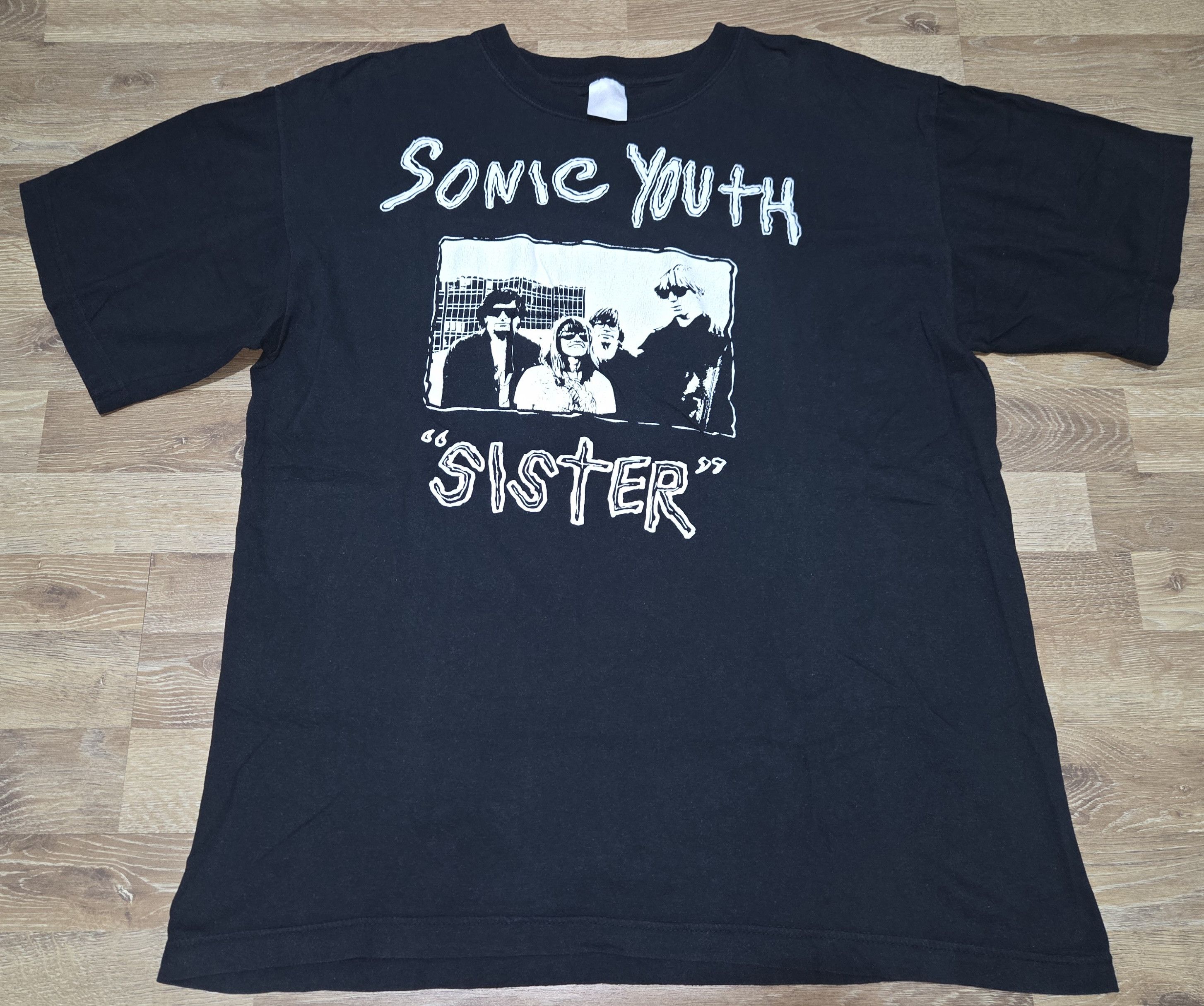 Band Tees Vintage y2k Sonic Youth Band Sister Kim Gordon Promo T Shirt Size US XL / EU 56 / 4 - 1 Thumbnail