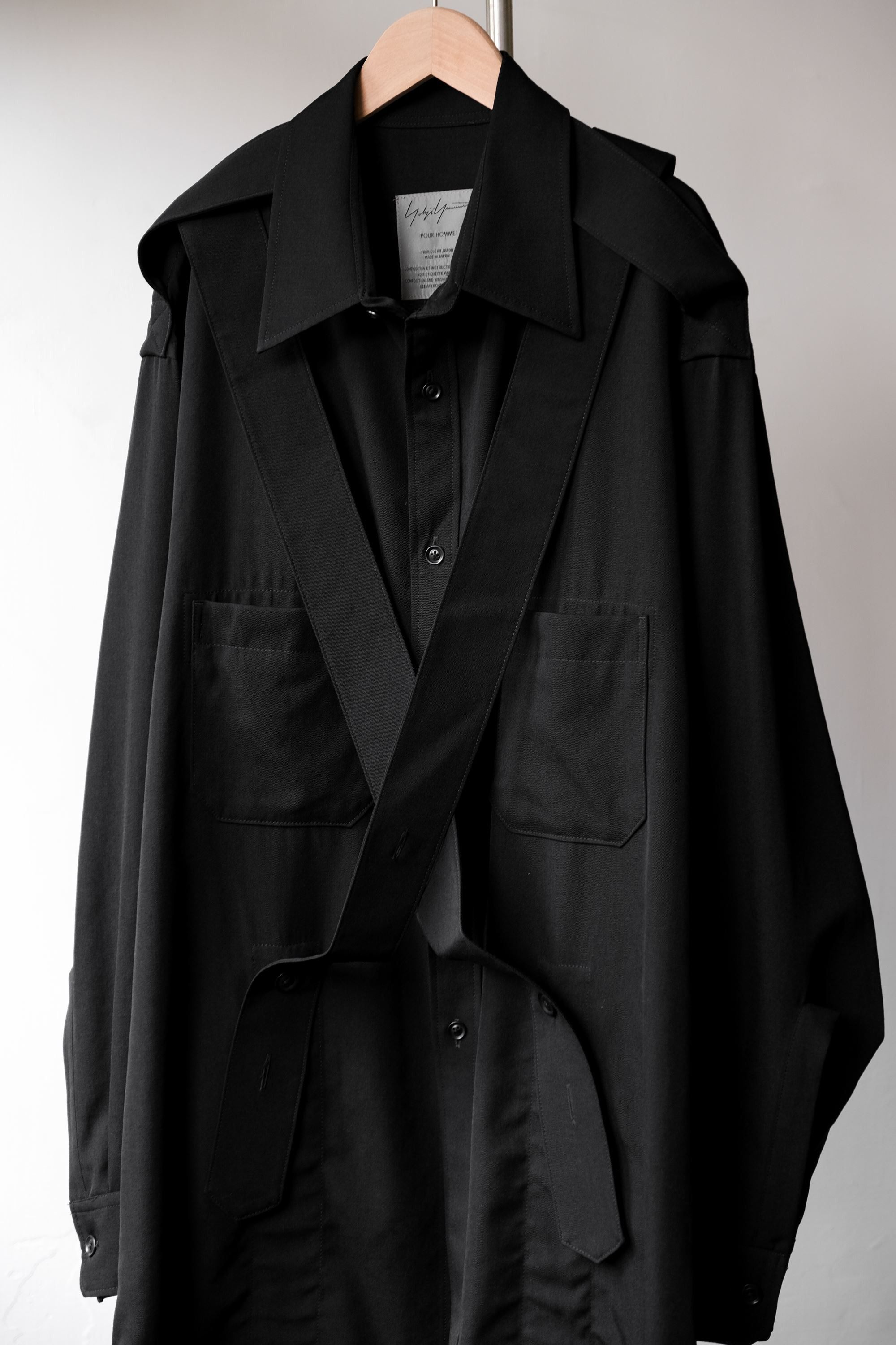 Yohji Yamamoto Yohji Yamamoto Pour Homme 15A/W Military Bondage Shirt |  Grailed