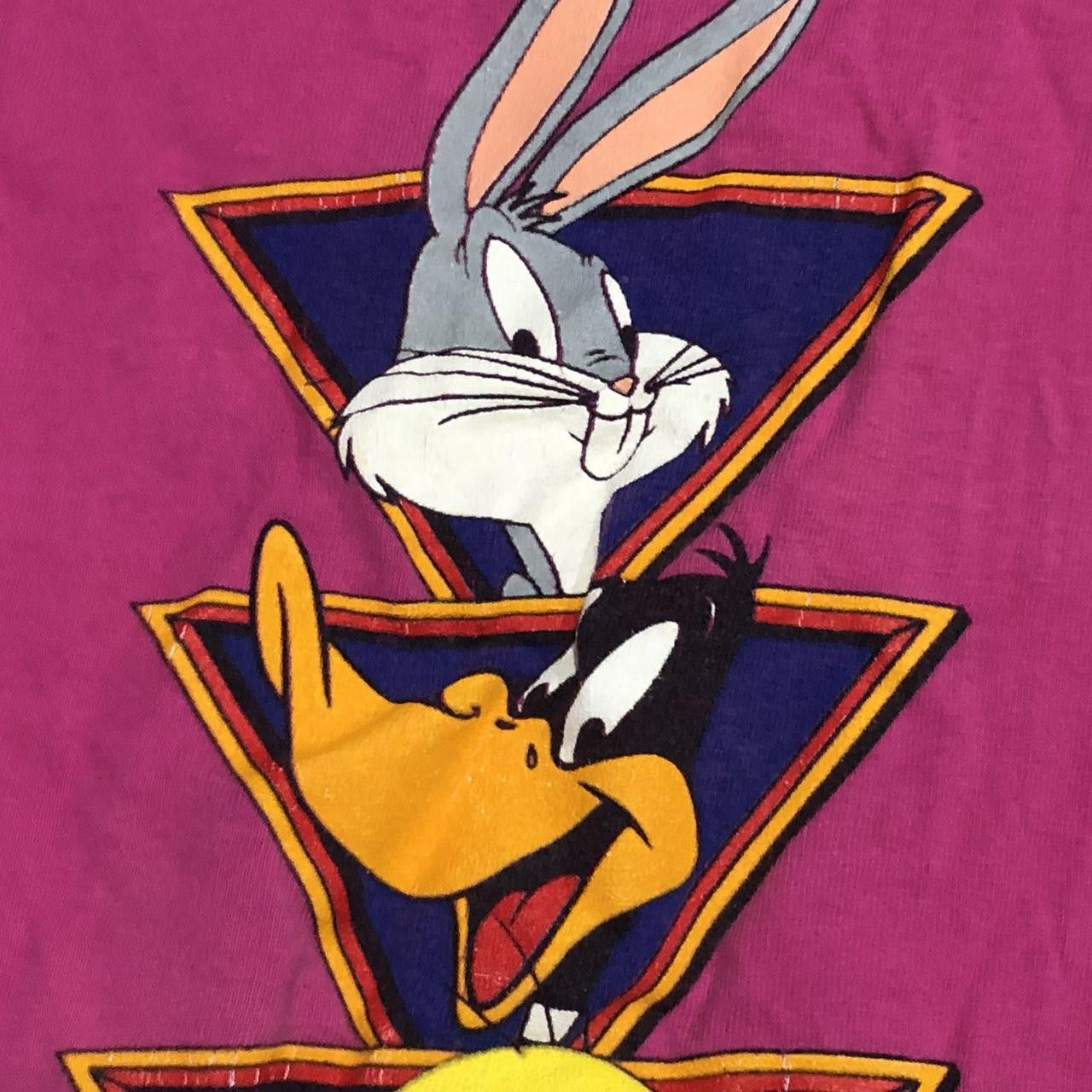 Warner Bros Vintage Looney Tunes Shirt Bugs Daffy Tweety 1993 Size US M / EU 48-50 / 2 - 2 Thumbnail