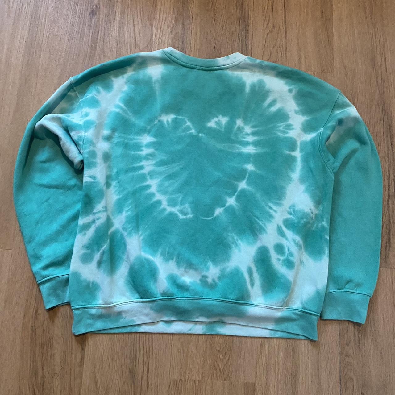 Other Green and white tie-dye sweatshirt #tiedye Boxy Size US S / EU 44-46 / 1 - 3 Thumbnail