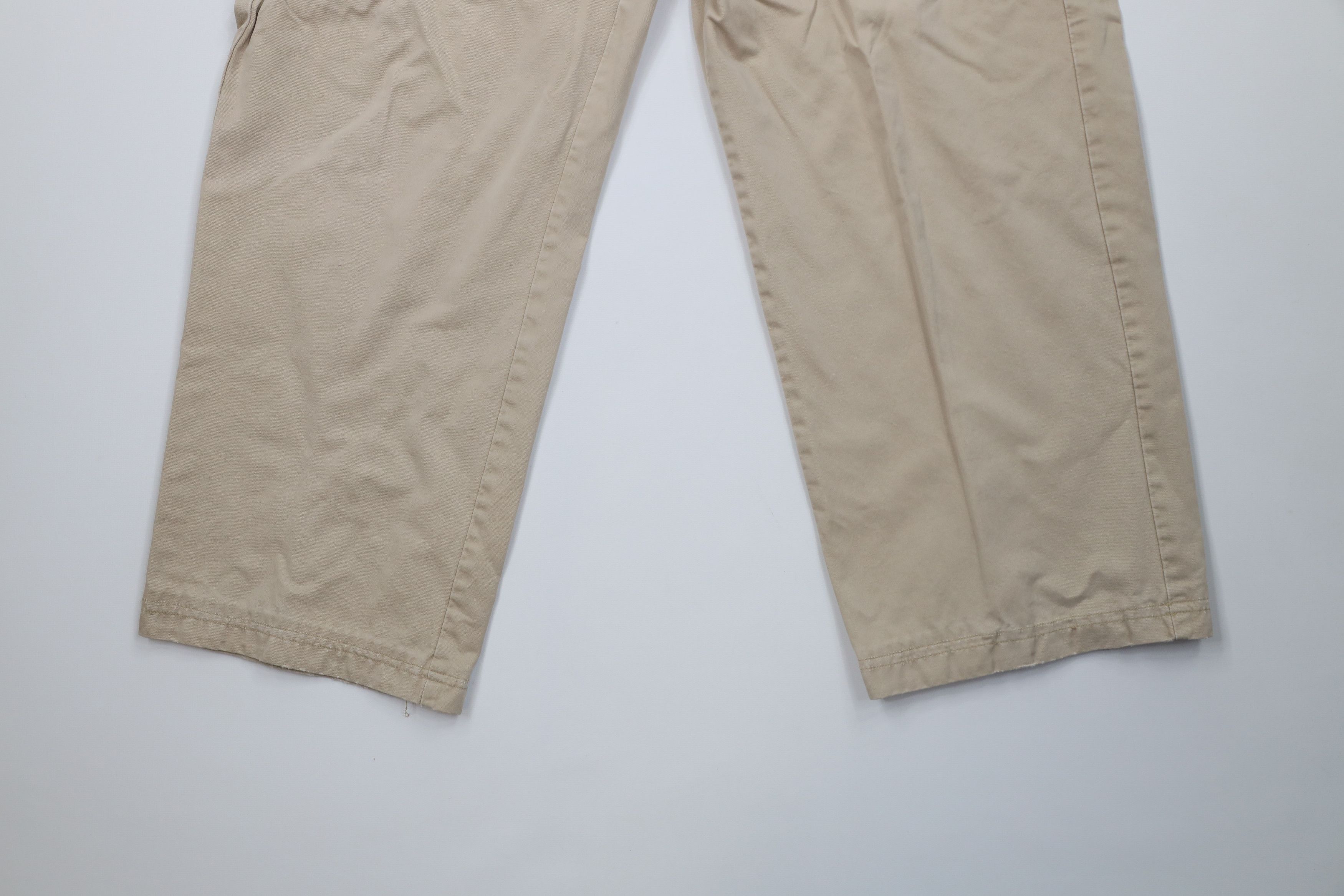 L.L. Bean Vintage LL Bean Heavyweight Wide Leg Cargo Pants Cotton Size US 36 / EU 52 - 4 Thumbnail