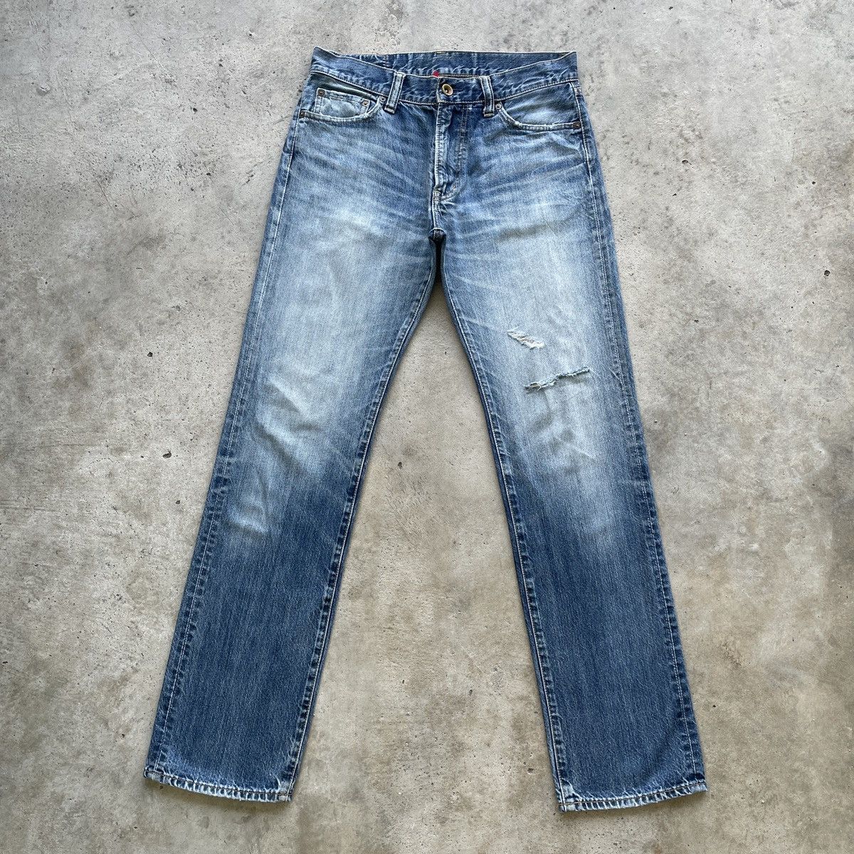 Japanese Brand W32💥 Vintage Distressed Japanese Jeans Faded Denim Pants Size US 32 / EU 48 - 1 Thumbnail