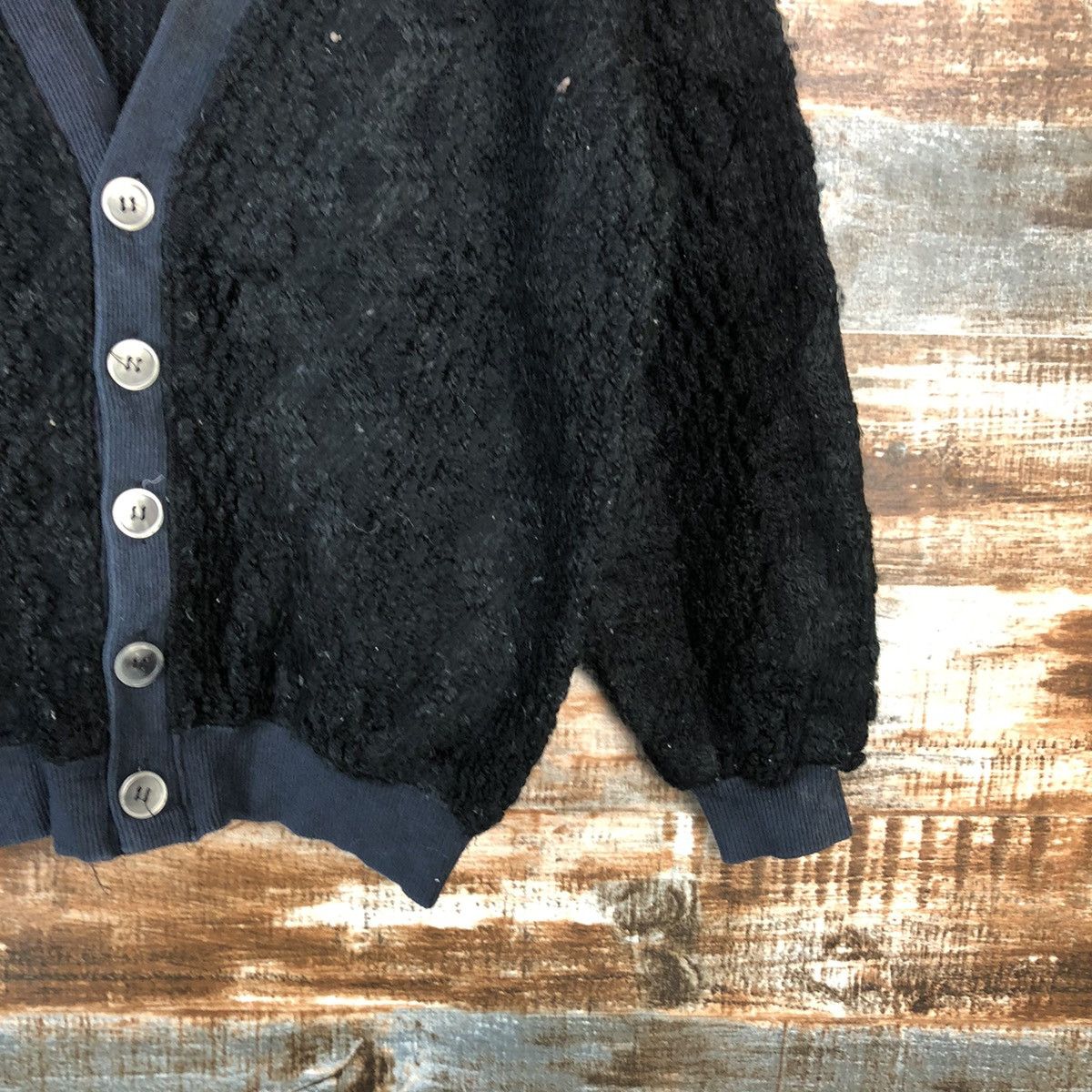Japanese Brand Rocio Black Cardigan Knitwear vintage #A2052 Size US S / EU 44-46 / 1 - 8 Thumbnail