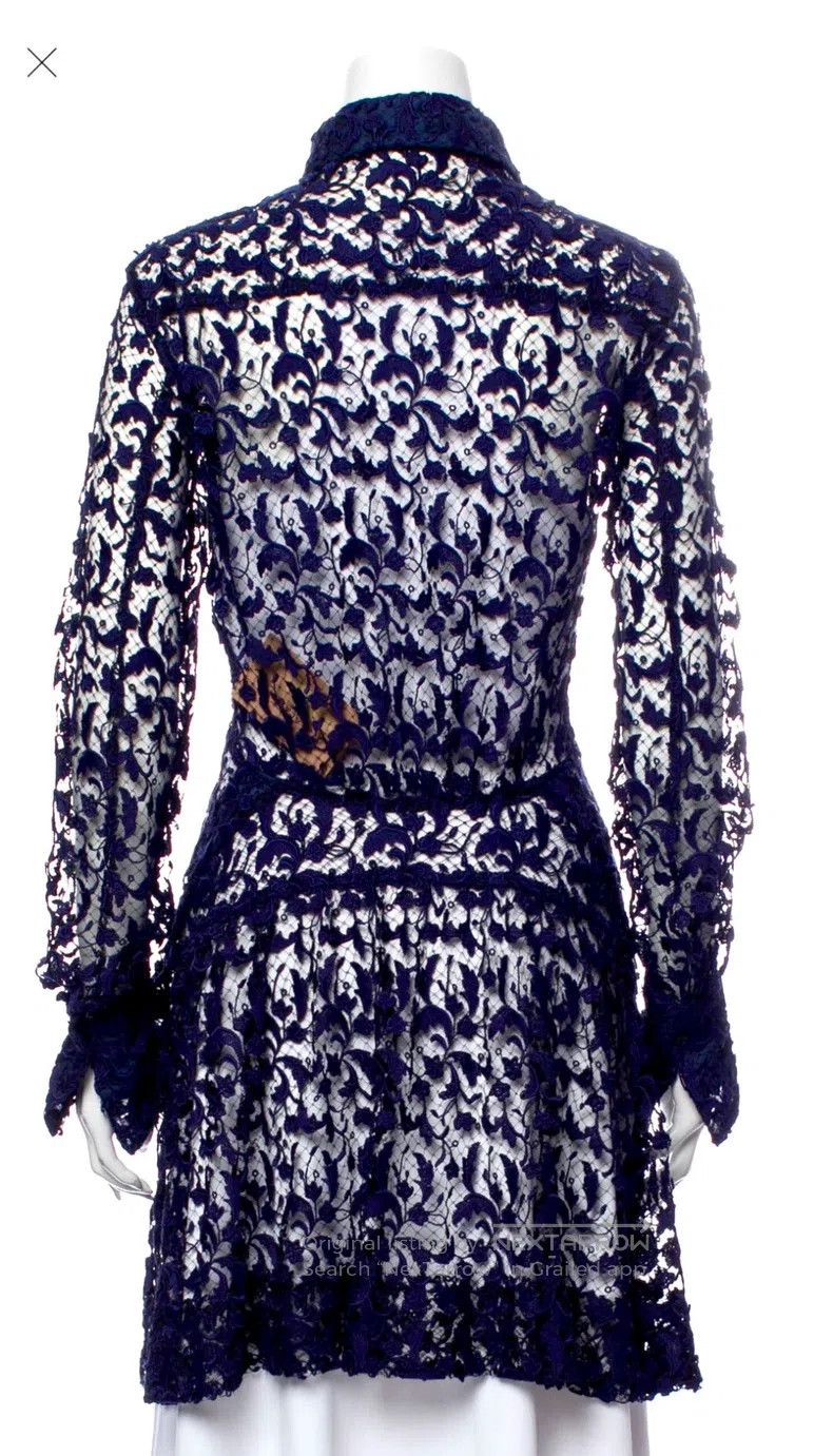 Alaia Alaia All Lace Long Shirt Jacket Size XS / US 0-2 / IT 36-38 - 9 Thumbnail