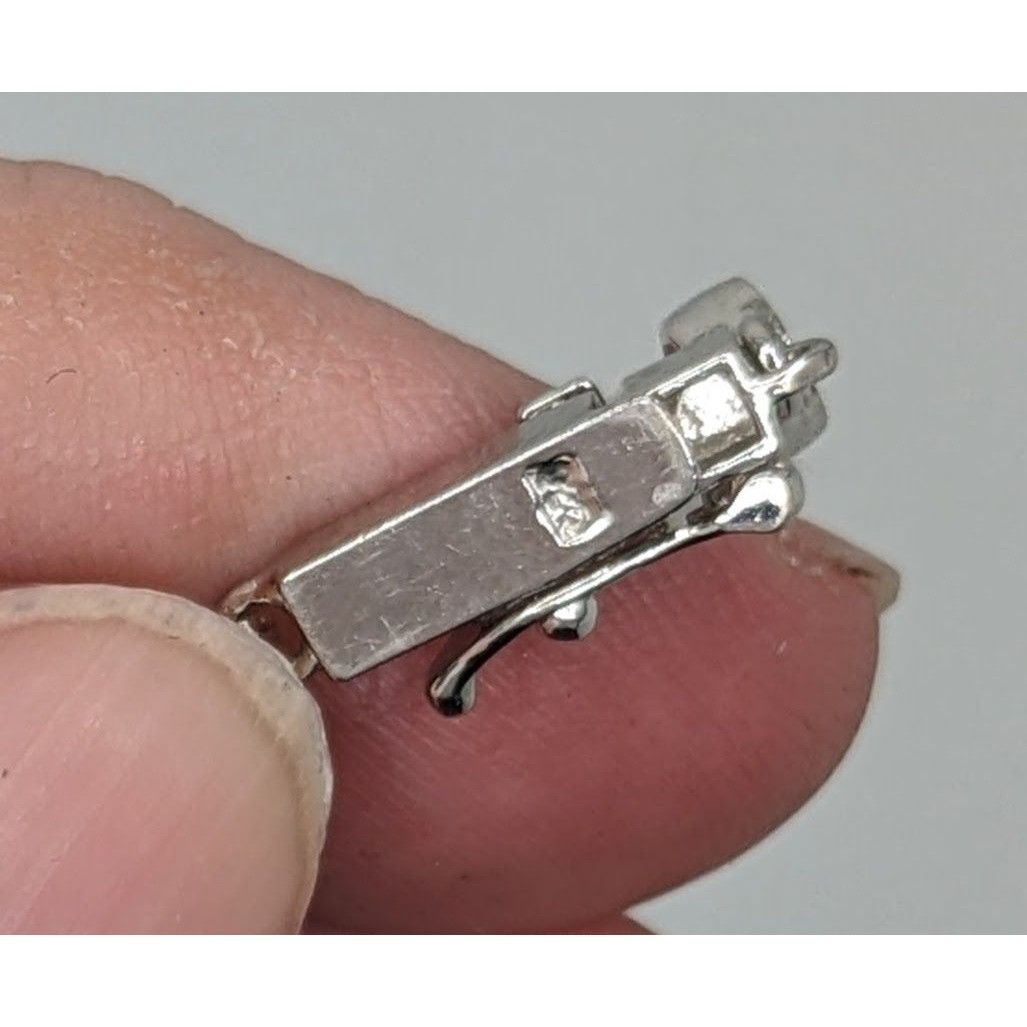 Other Vintage Whimsical Signed Sterling Silver & Cubic Zirconia Br Size ONE SIZE - 5 Thumbnail