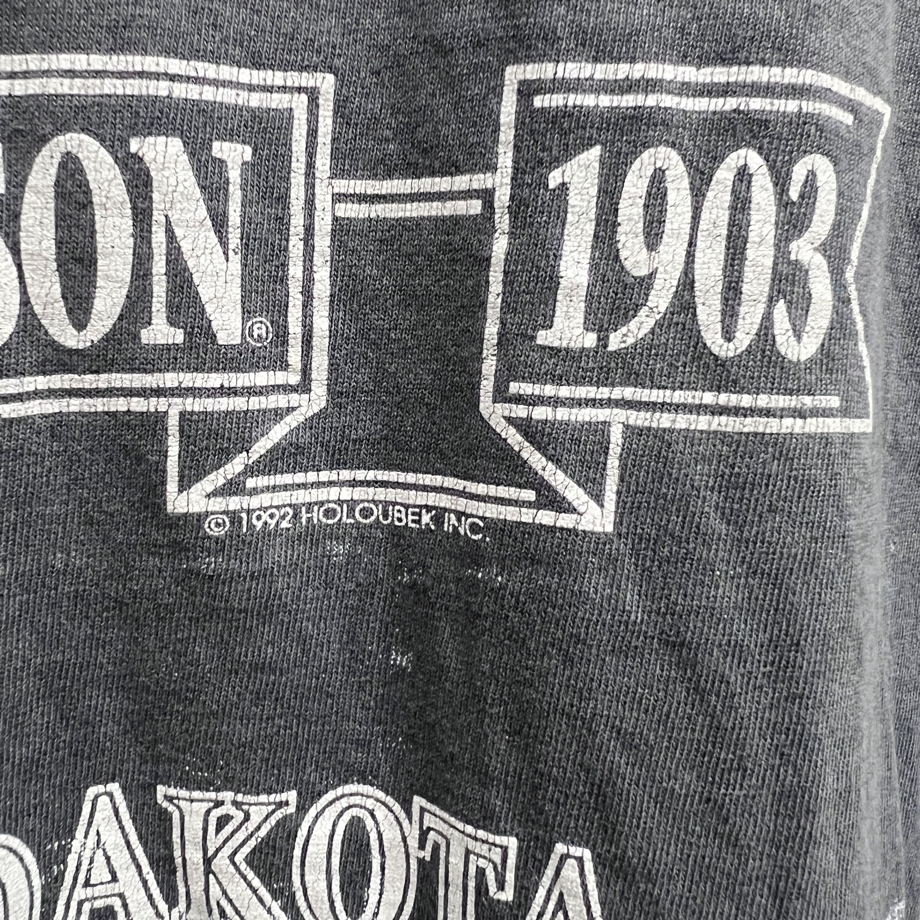 Harley Davidson Vintage 90s Harley Davidson All Over Print XL Thrashed Faded Size US XL / EU 56 / 4 - 8 Thumbnail