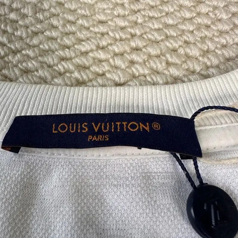 Louis Vuitton Louis Vuitton White Cotton T. Size M / US 6-8 / IT 42-44 - 3 Thumbnail