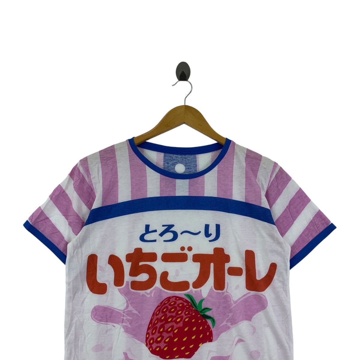 Vintage Vintage JAPAN STRAWBERRY MILK Anime AOP Tee Shirt Top Size L / US 10 / IT 46 - 2 Thumbnail