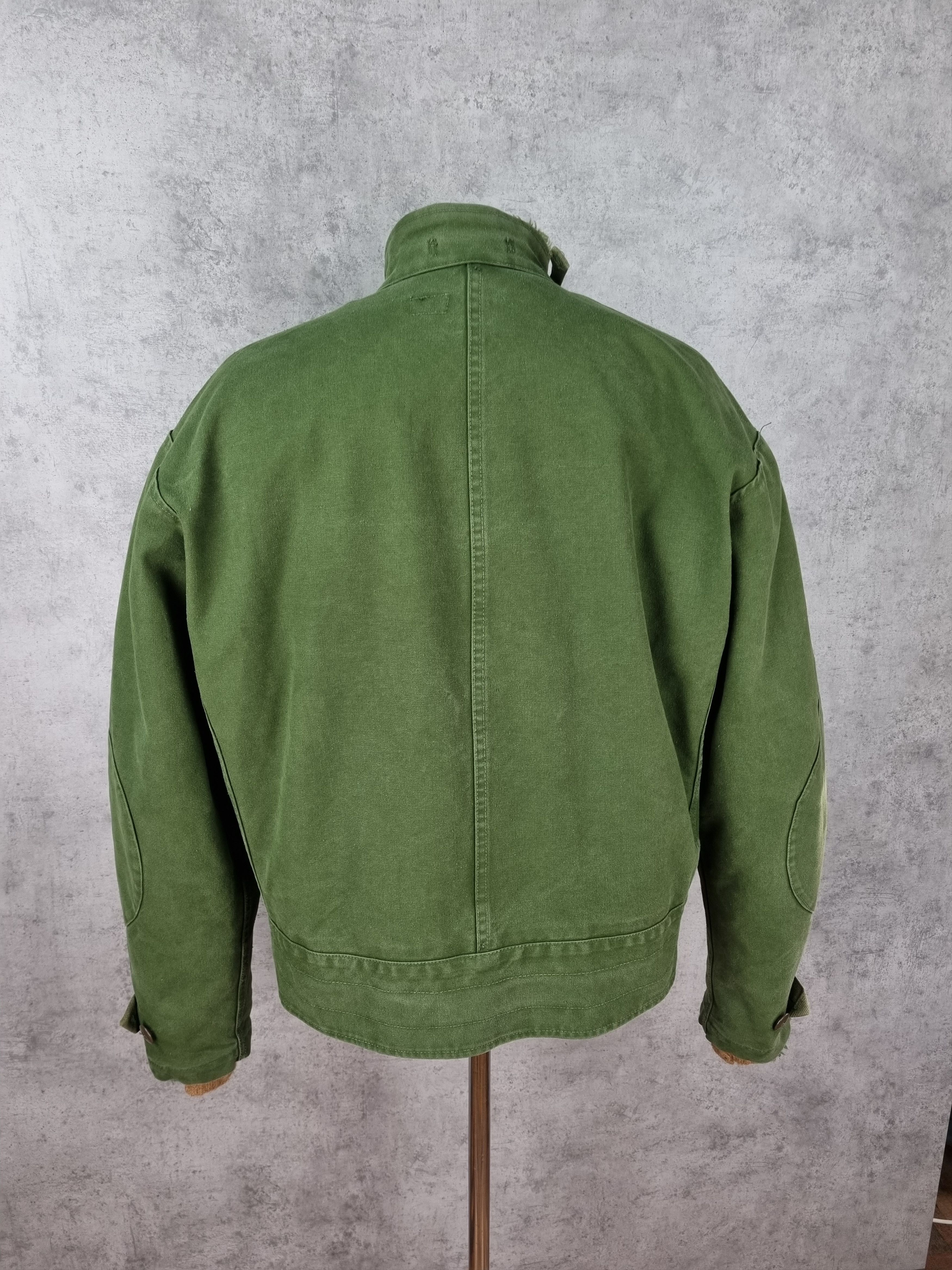 Vintage Rare 60s Authentic Swedish Army Motorcycle Jacket Size US L / EU 52-54 / 3 - 11 Thumbnail