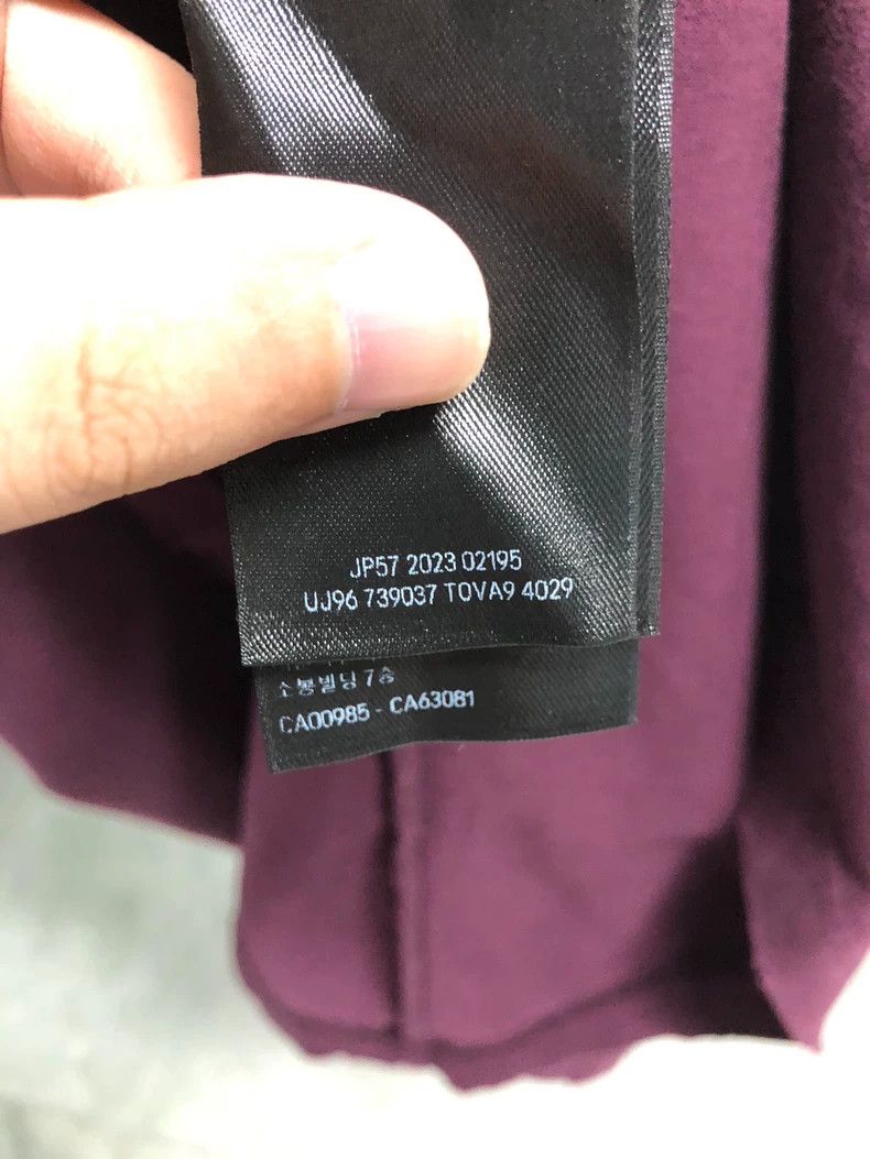 Balenciaga Balenciaga Tape Type Tape Logo Short Sleeve T-Shirt, Burgu Size US M / EU 48-50 / 2 - 7 Thumbnail