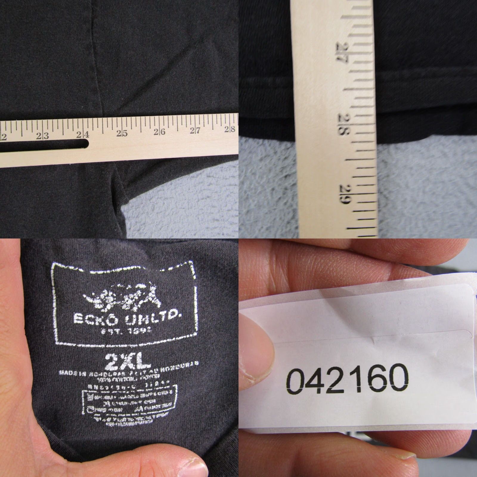 Ecko Unltd. VINTAGE Ecko Unltd Shirt Mens 2XL Black Rhino Logo T-Shirt Hip Hop Graphic Print Short Sleeve Crew Neck Adults XXL Black Logo Decade 2000s Mens Size US XXL / EU 58 / 5 - 8 Thumbnail