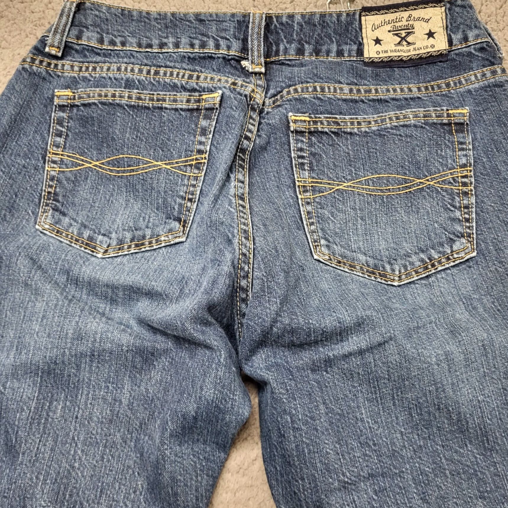 Denime Twenty X Jackson Jeans Women's Size 9/10 X 32 Blue Denim Boot Cut Western Cowboy Southwestern Modern American Rugged Jeans Size 30" / US 8 / IT 44 - 5 Thumbnail