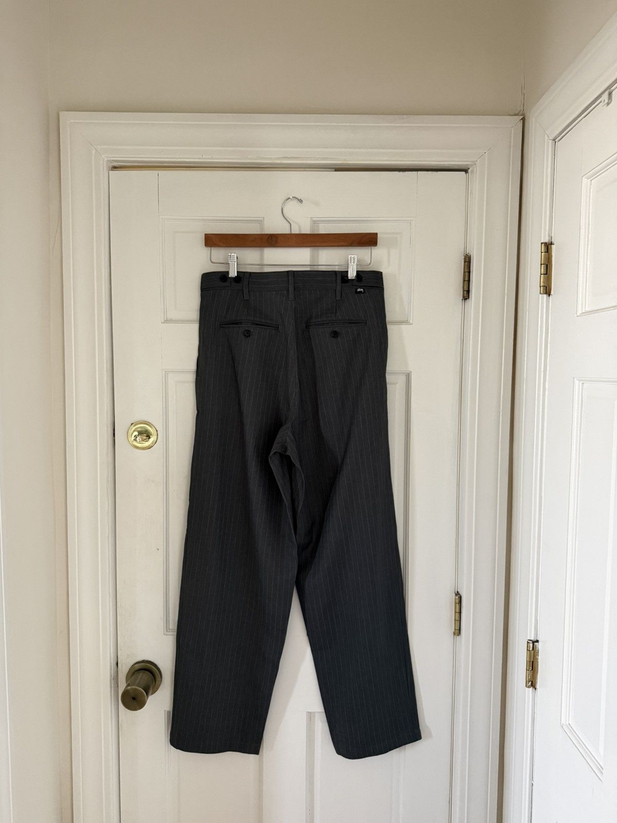 Stussy Stussy Striped Volume Pleated Trousers Size US 29 - 3 Thumbnail