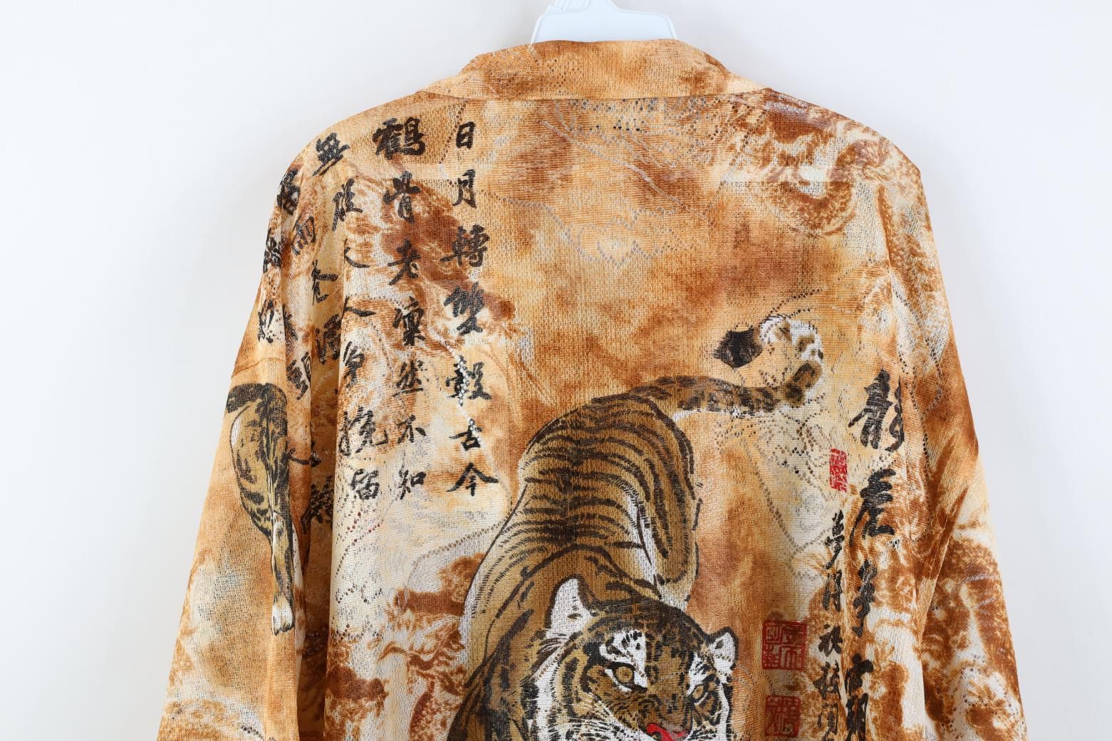 Vintage Deadstock Vintage 90s Streetwear Tiger Short Sleeve Shirt Size US XXL / EU 58 / 5 - 12 Thumbnail