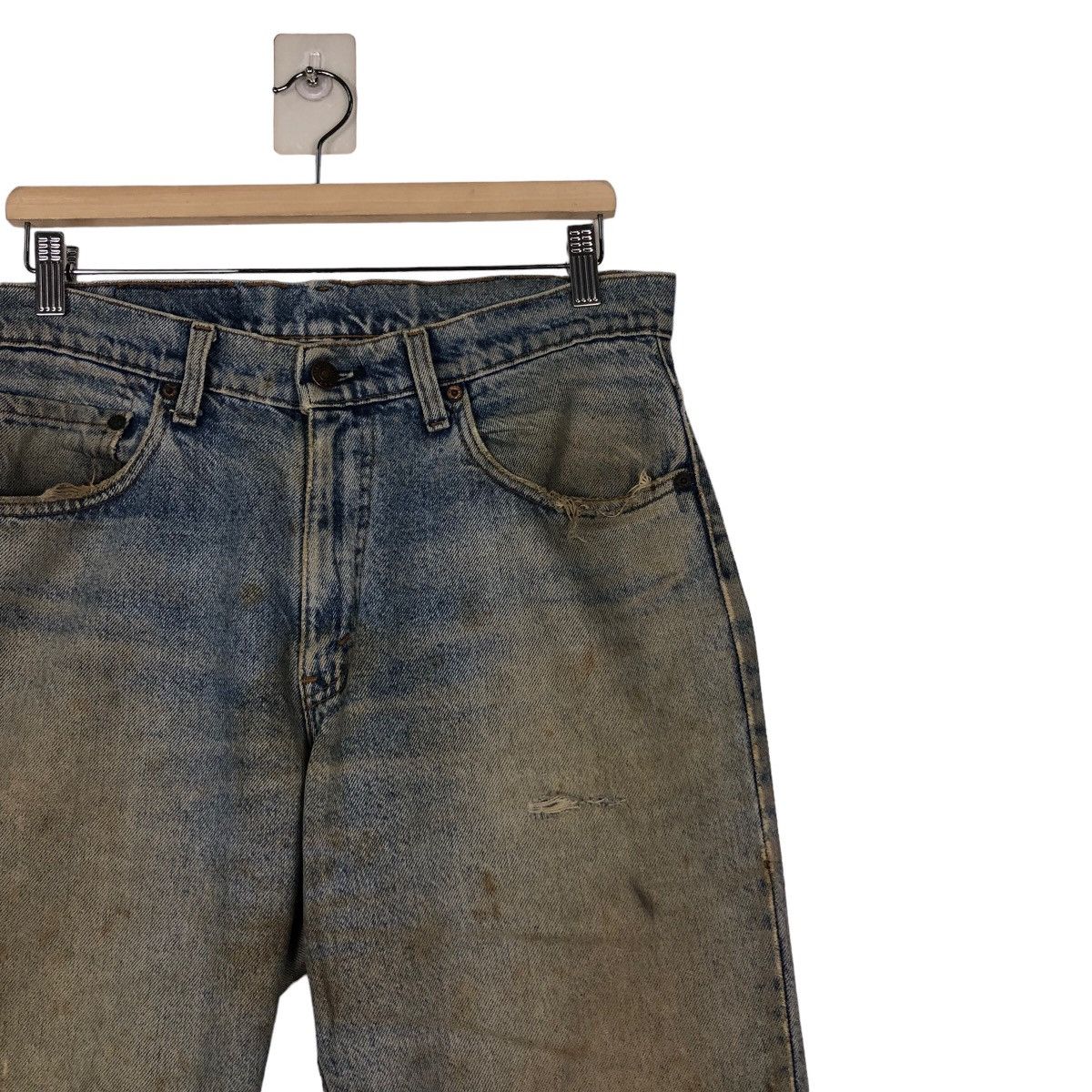 Levi's 🔥VINTAGE DISTRESSED DENIM JEANS LEVI’S MADE IN USA Size US 34 / EU 50 - 6 Thumbnail