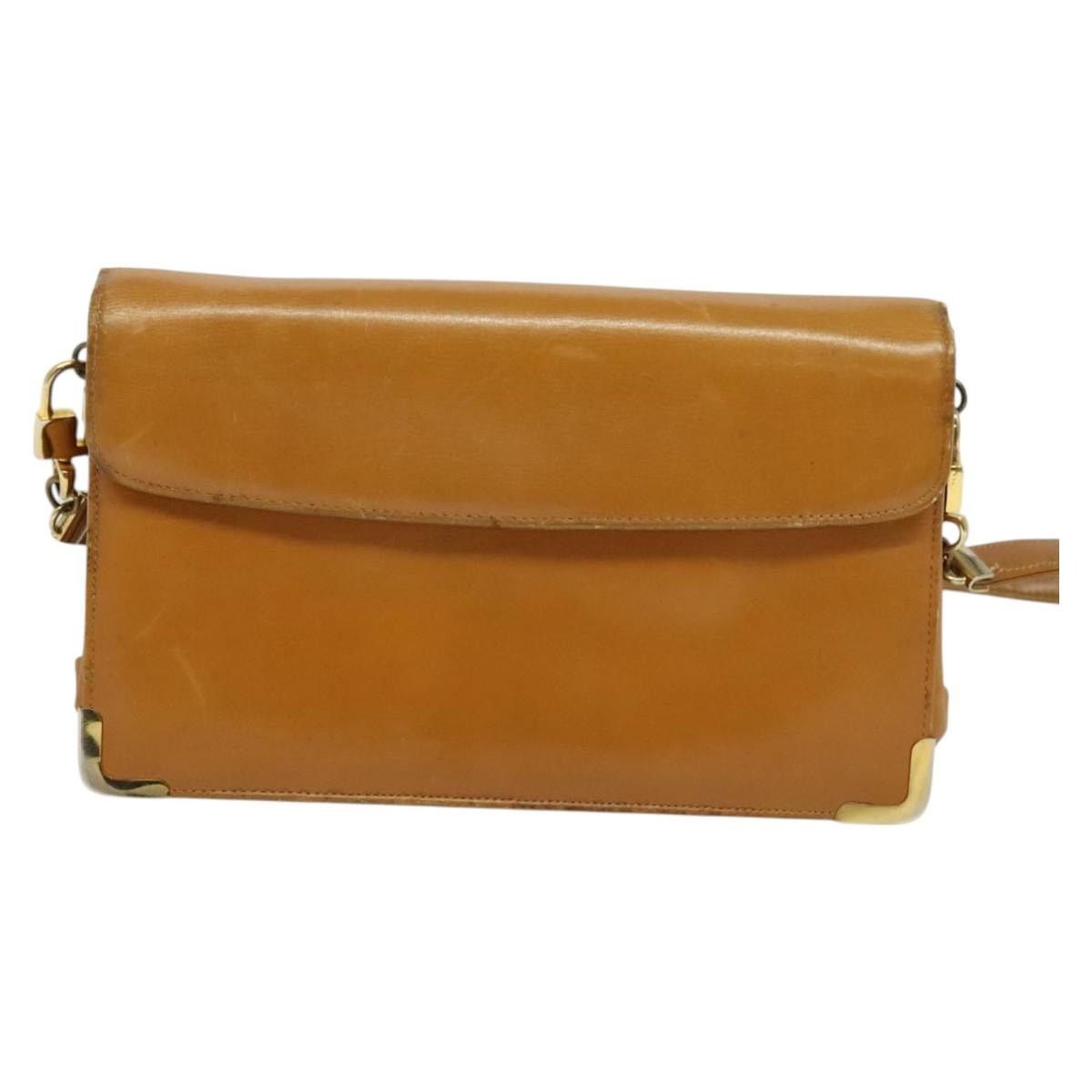 Dior DIOR Shoulder Bag Leather Beige Gold Size ONE SIZE - 3 Thumbnail