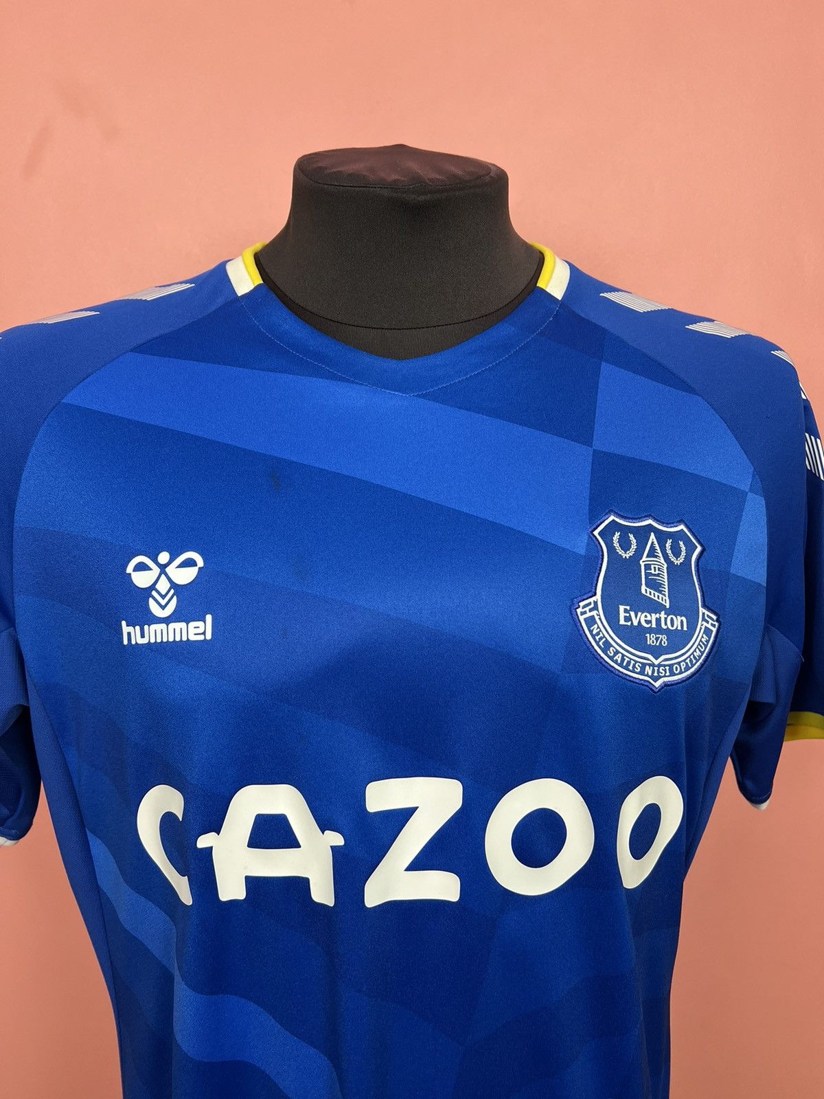 Hummel Hummel everton soccer jersey footbal tee shirt Size US L / EU 52-54 / 3 - 4 Thumbnail