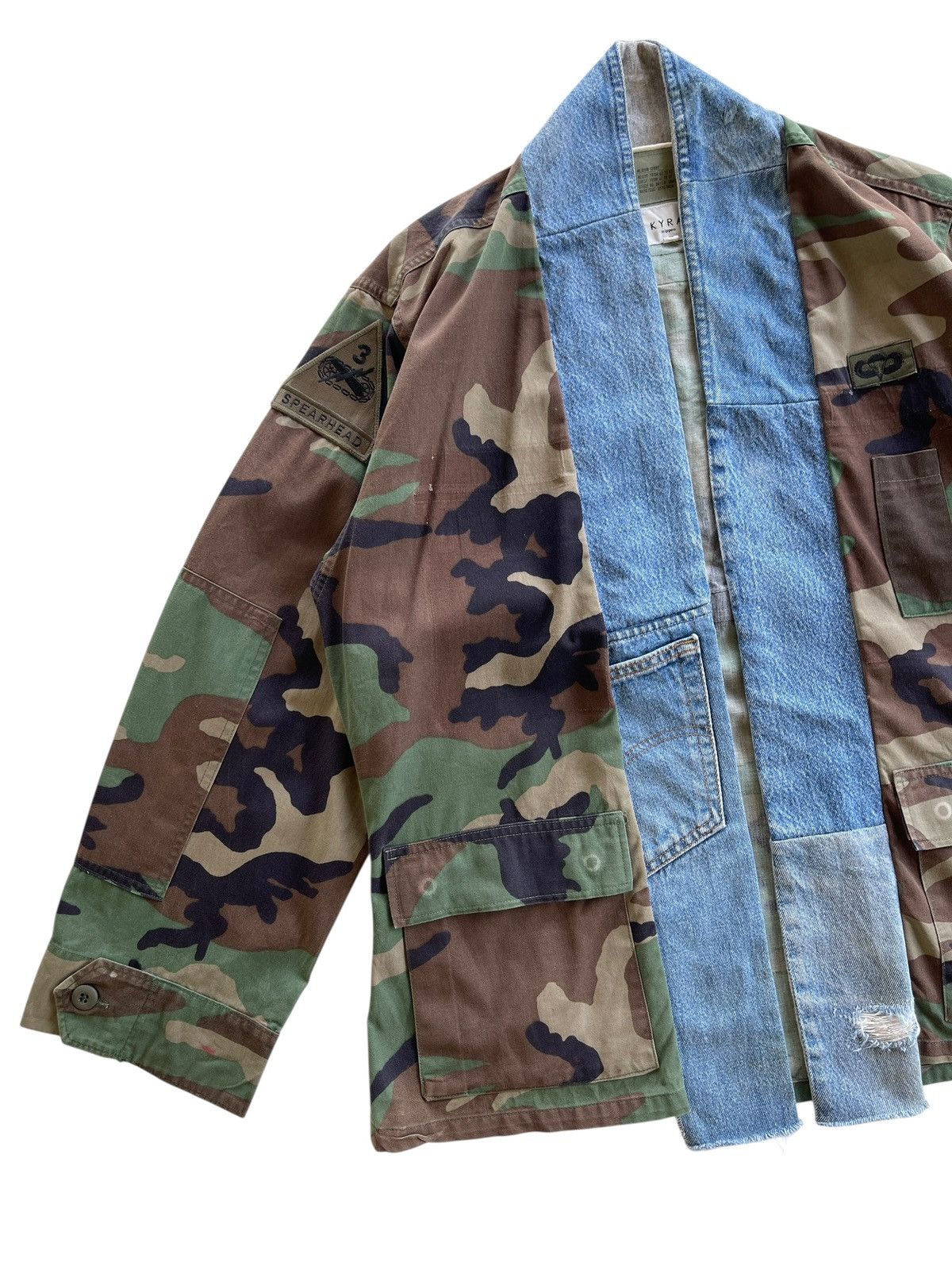 Vintage KYRA Camouflage Remake Visvim Style Kimono Jacket Size US M / EU 48-50 / 2 - 4 Thumbnail