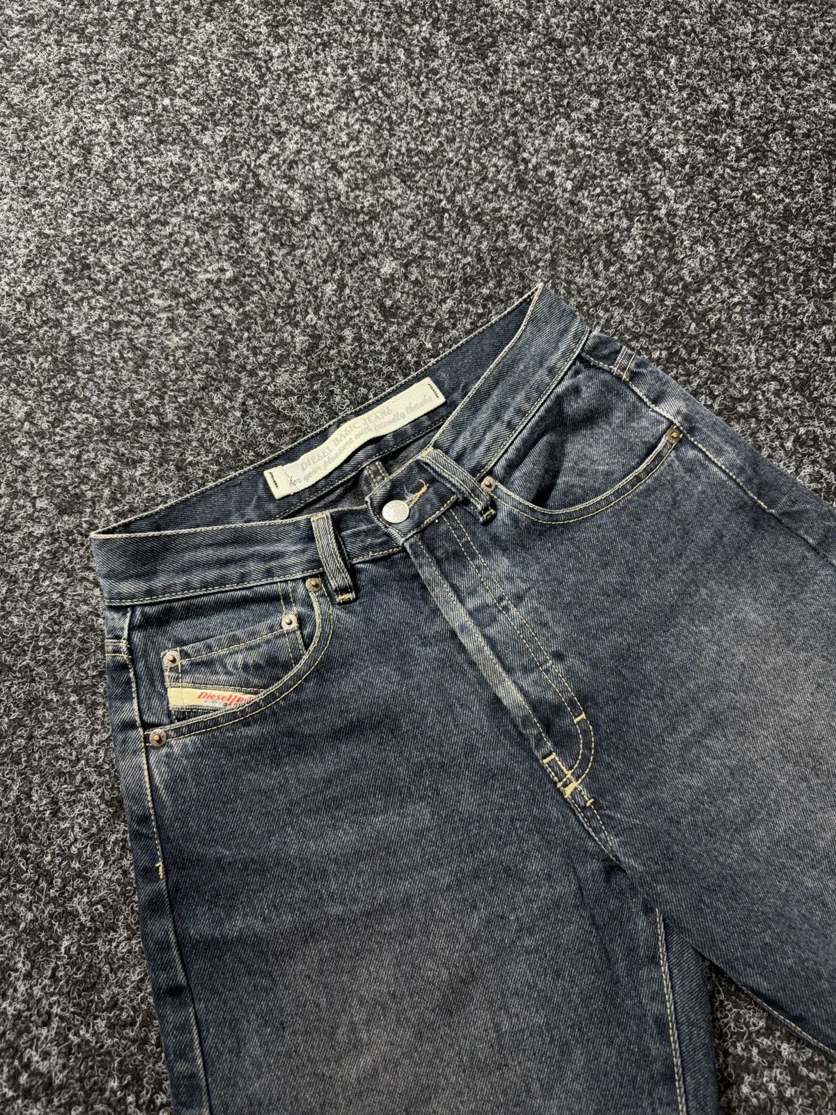 Diesel 00s Retro Diesel Industry Punk Opium Luxury Denim Jeans Y2K Size US 28 / EU 44 - 7 Thumbnail
