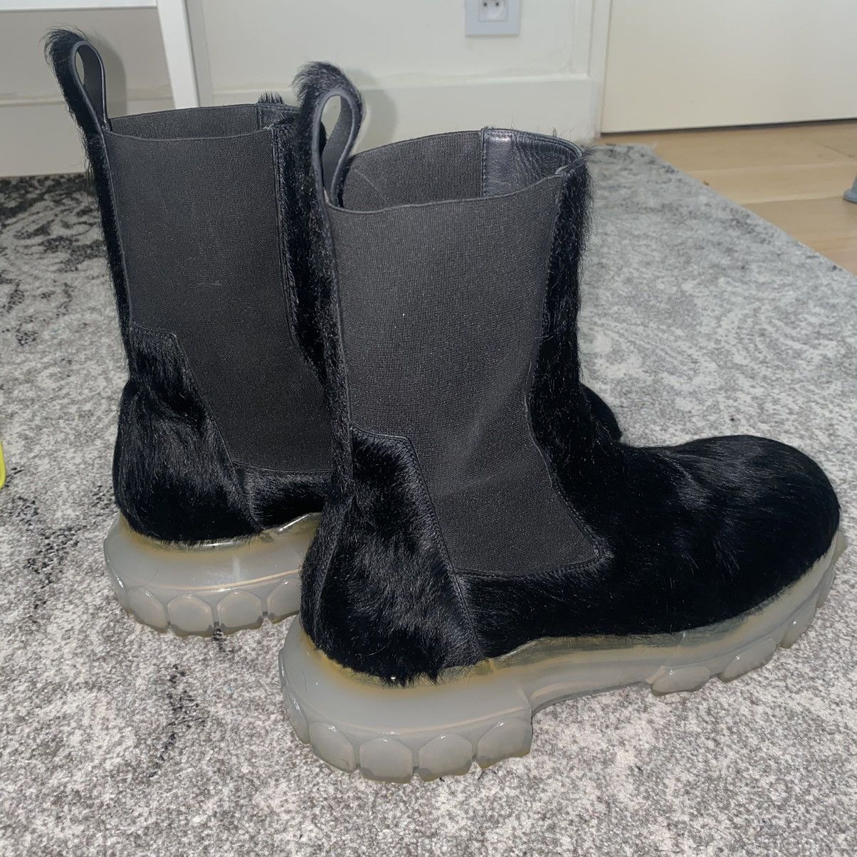 Rick Owens RICK OWENS AW 22 PONY HAIR TRACTOR BOOTS 43 Size US 11.5 / EU 44-45 - 6 Thumbnail