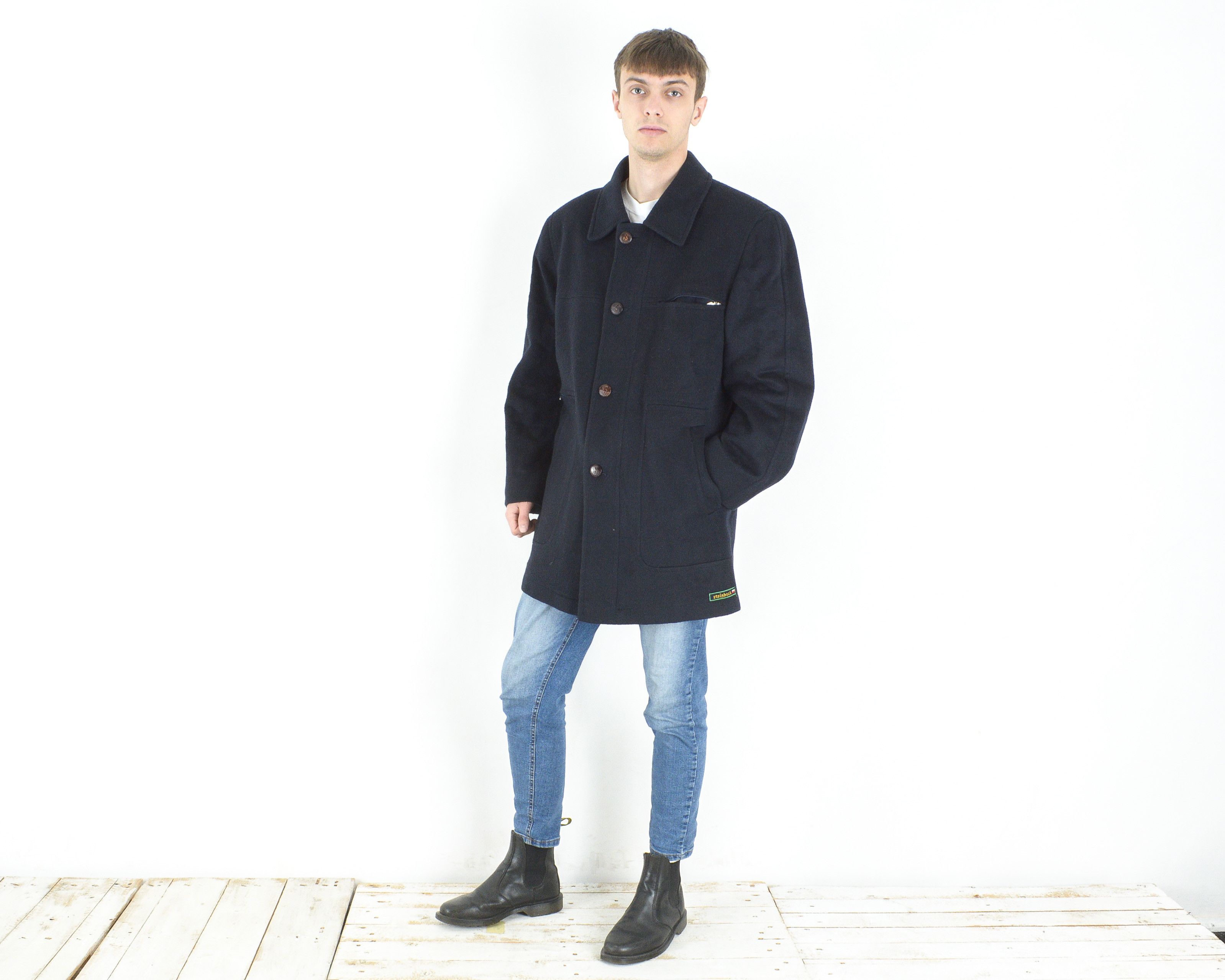 Vintage STEINBOCK Tyrol Himalaya Loden Retro US 40 Wool Over Coat M Size US M / EU 48-50 / 2 - 1 Thumbnail