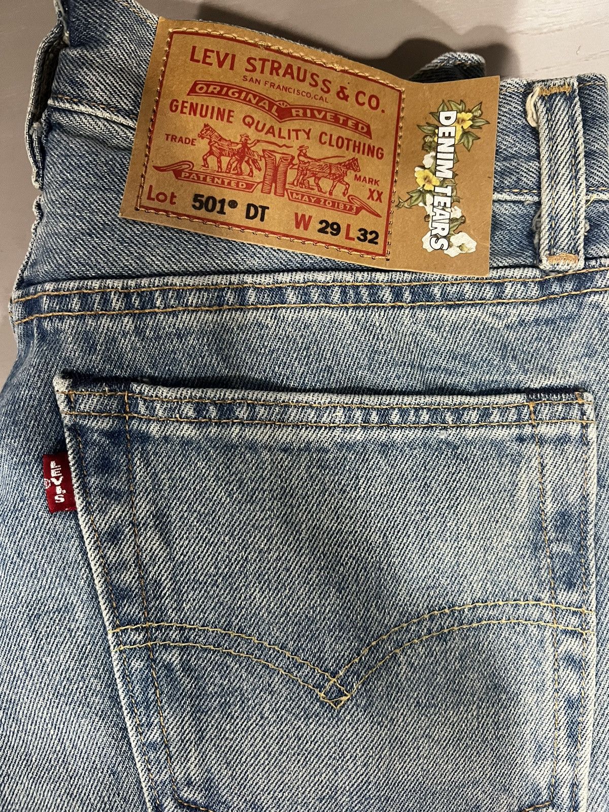 DENIM TEARS Denim Tears Offset Jeans Size US 29 - 5 Thumbnail