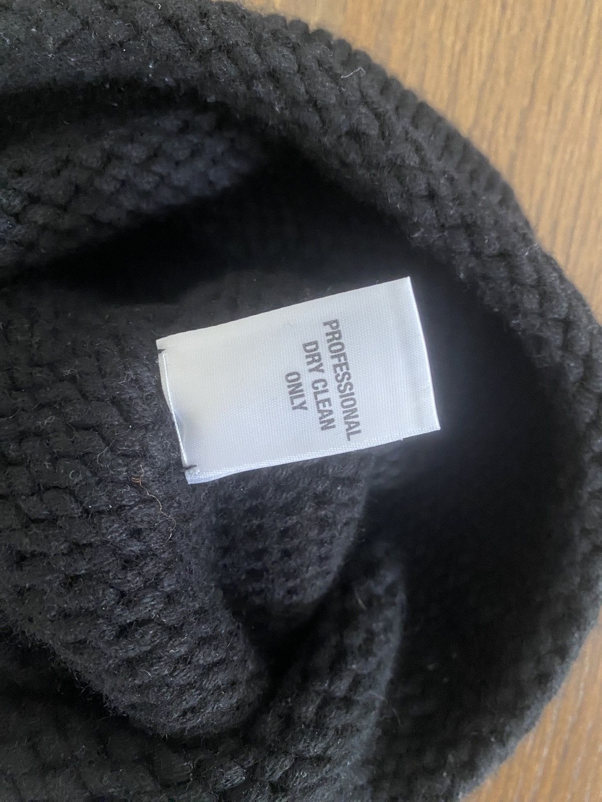 Chrome Hearts Chrome Hearts Fuck You Leather Patch Cashmere Beanie Size ONE SIZE - 5 Thumbnail
