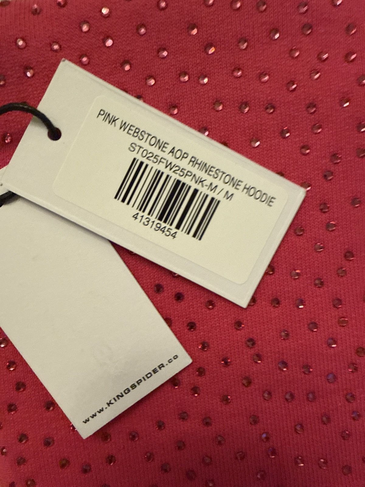Sp5der Sp5der VVS HOODIE P!nk Size US M / EU 48-50 / 2 - 9 Thumbnail