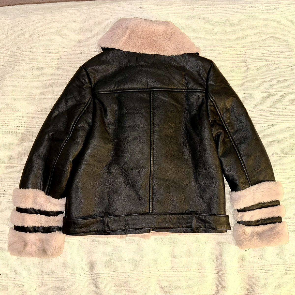 Missguided Missguided vegan leather and fur motor style jacket Size M / US 6-8 / IT 42-44 - 4 Thumbnail