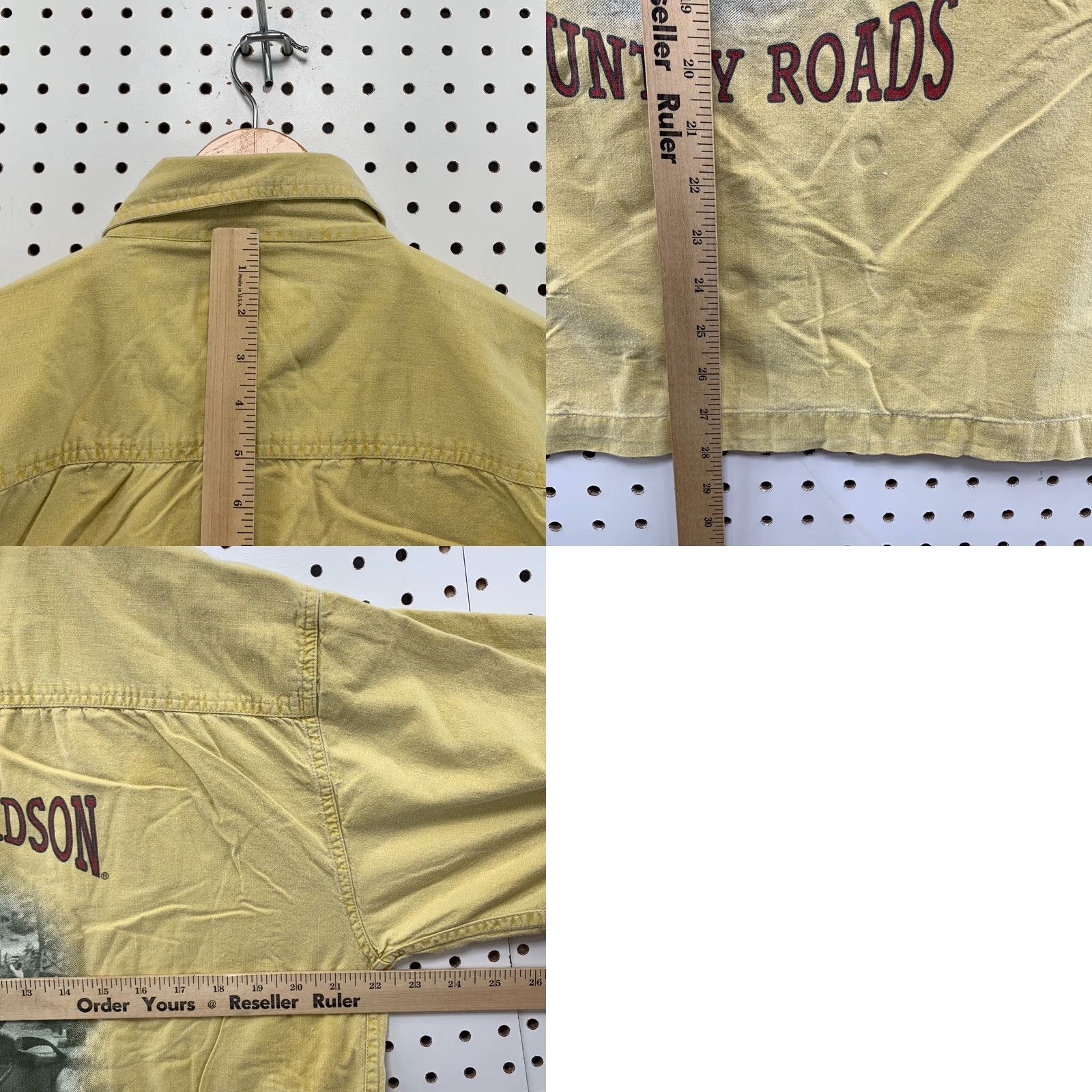 Harley Davidson Harley Davidson Yellow Shirt Limited Edition Nostalgia Series Mens Medium Button-Up Size US M / EU 48-50 / 2 - 11 Thumbnail