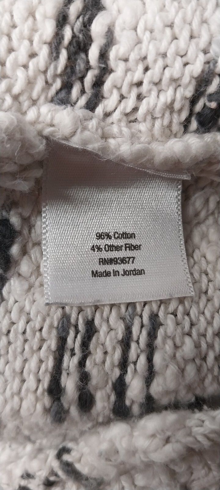 Other A.N.A Womens 1X Cream Black Lightweight Sweater 3/4 Sleeve Size XL / US 12-14 / IT 48-50 - 4 Thumbnail