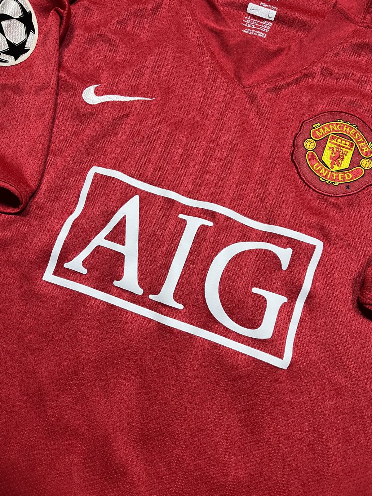 Nike Nike Manchester United Football Jersey #18 Scholes Home 2007 Size US L / EU 52-54 / 3 - 6 Thumbnail