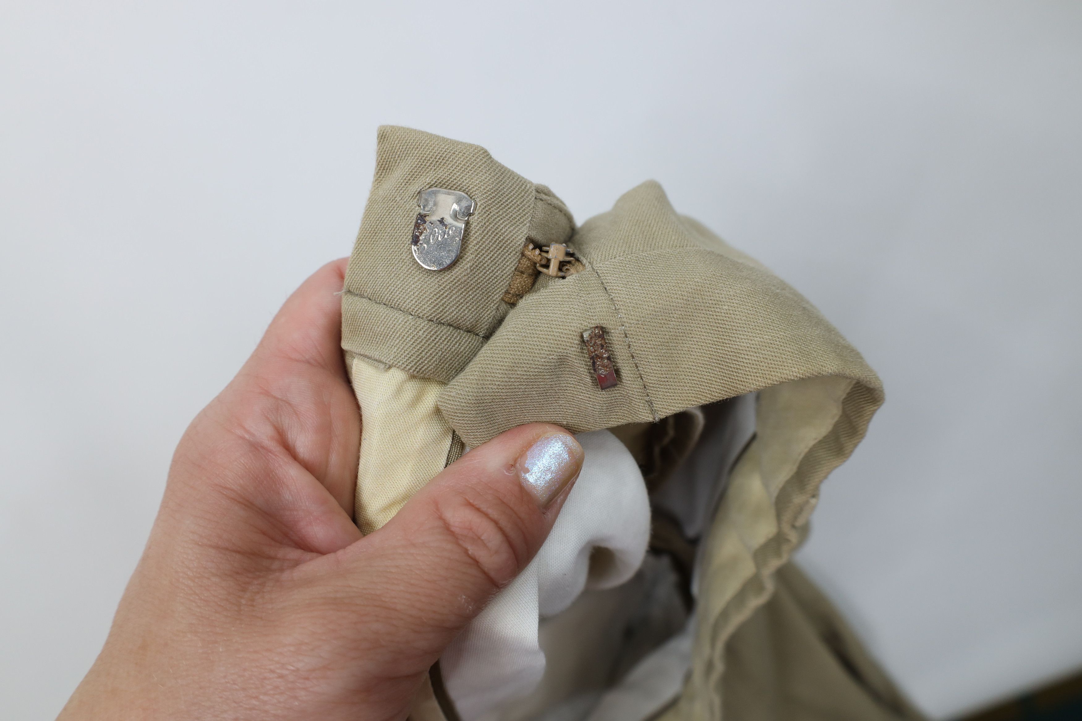 Levi's Vintage 70s Levis Flared Wide Leg Chino Pants Beige Khaki Size US 34 / EU 50 - 10 Thumbnail