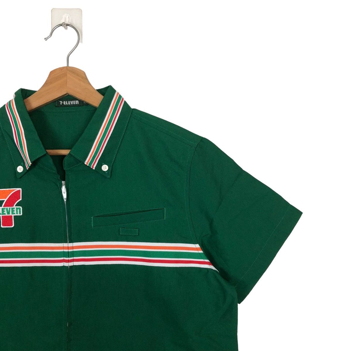 Japanese Brand 🔥VINTAGE WORK JACKET 7 - ELEVEN BIG LOGO Size US M / EU 48-50 / 2 - 5 Thumbnail